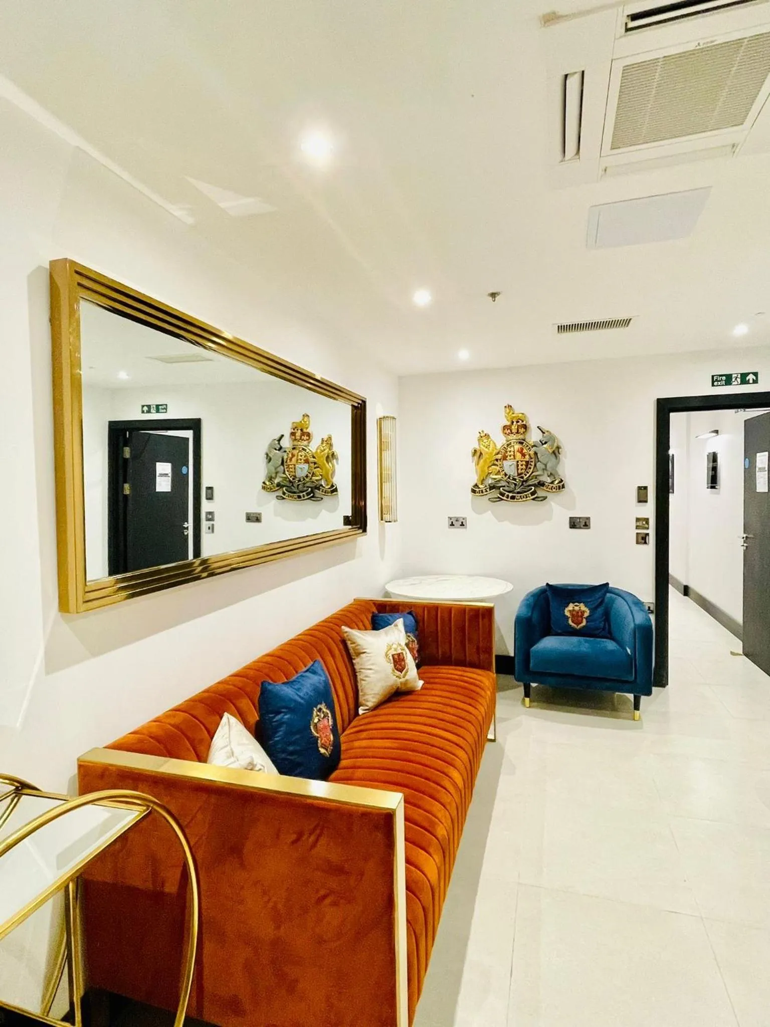 Seating area in Hatton Garden Hotel