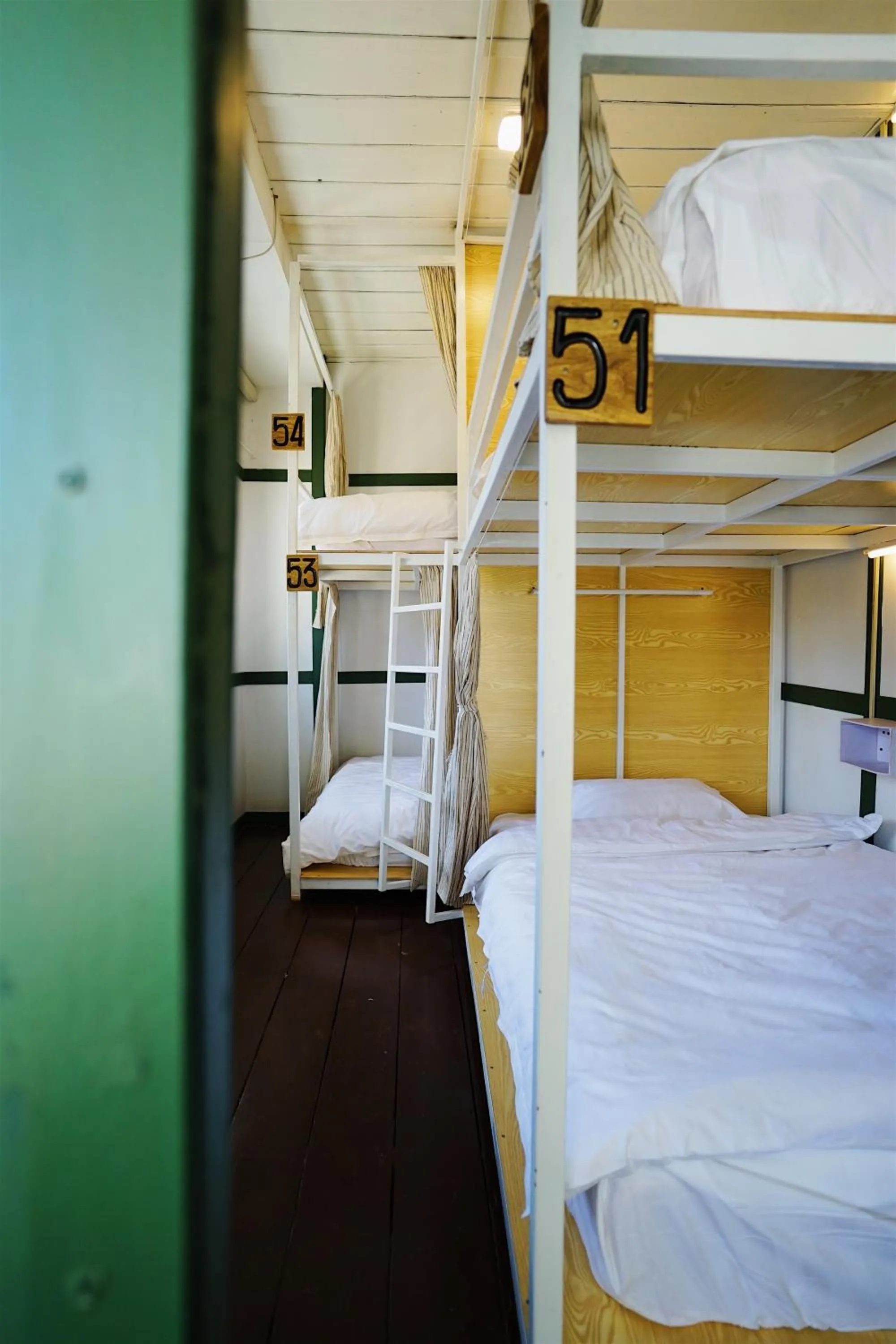 bunk bed, Bed in Barn Laos Hostel