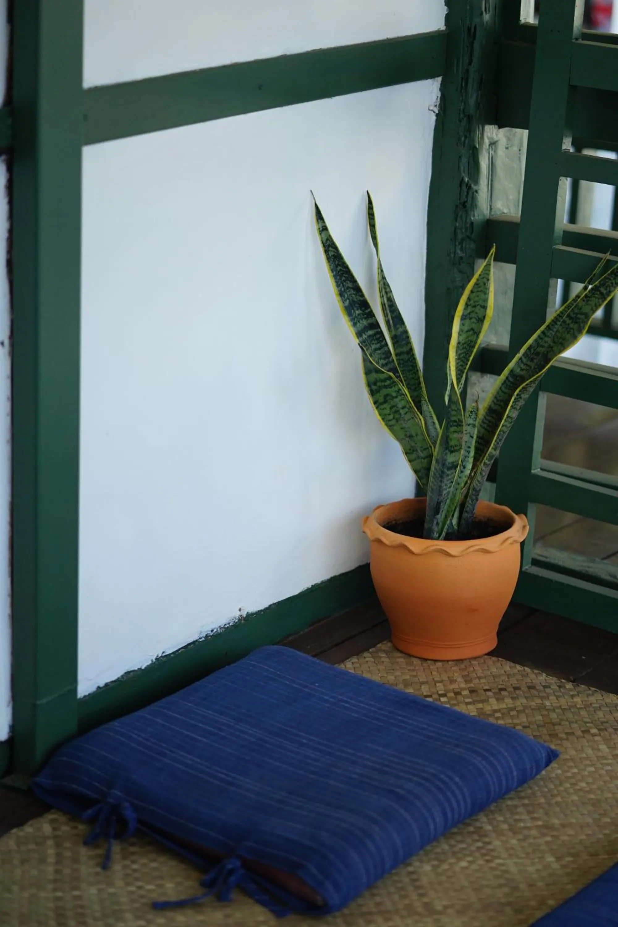 Balcony/Terrace in Barn Laos Hostel
