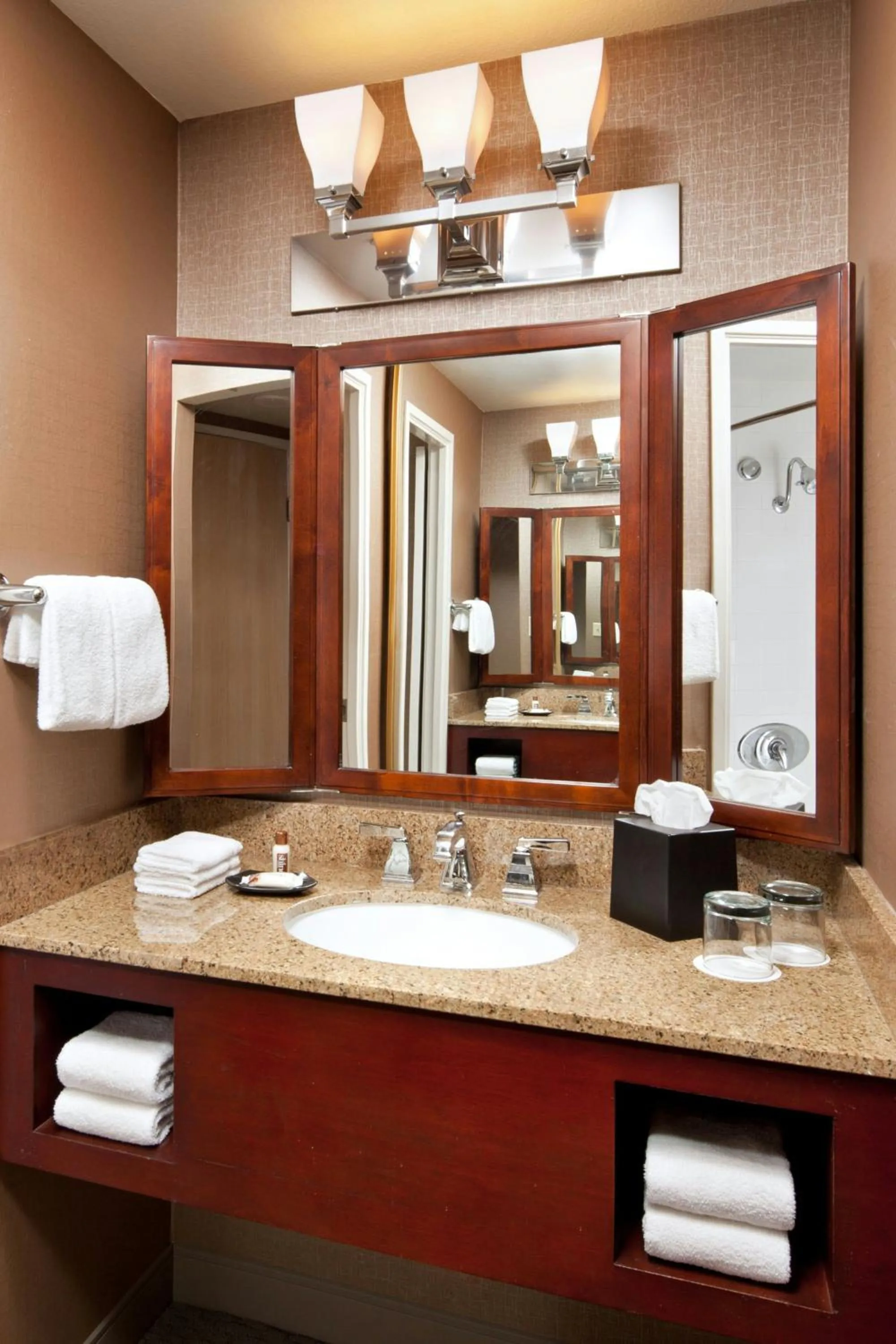Bathroom in Sheraton Park Hotel at the Anaheim Resort