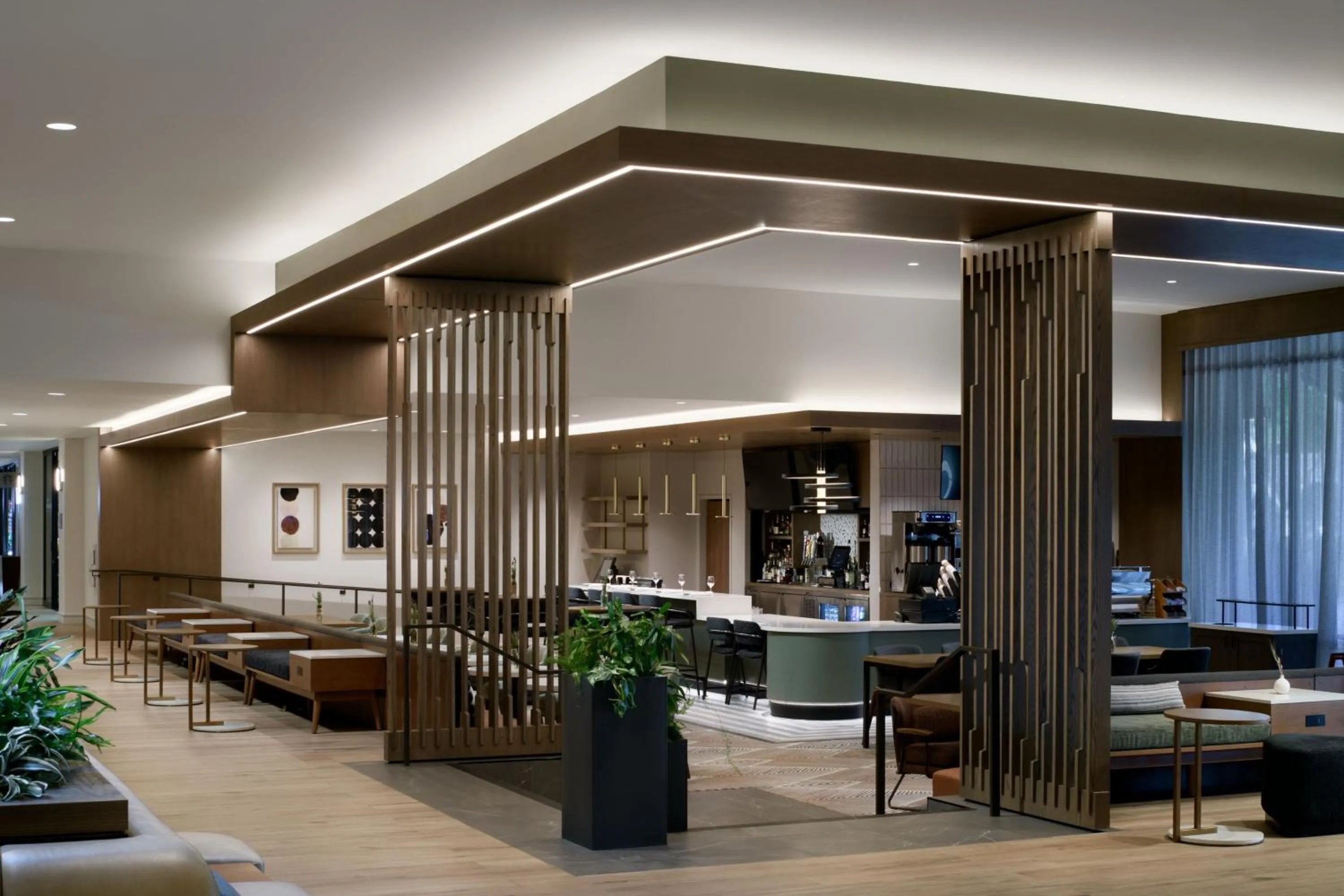 Lobby or reception in Sheraton Park Hotel at the Anaheim Resort