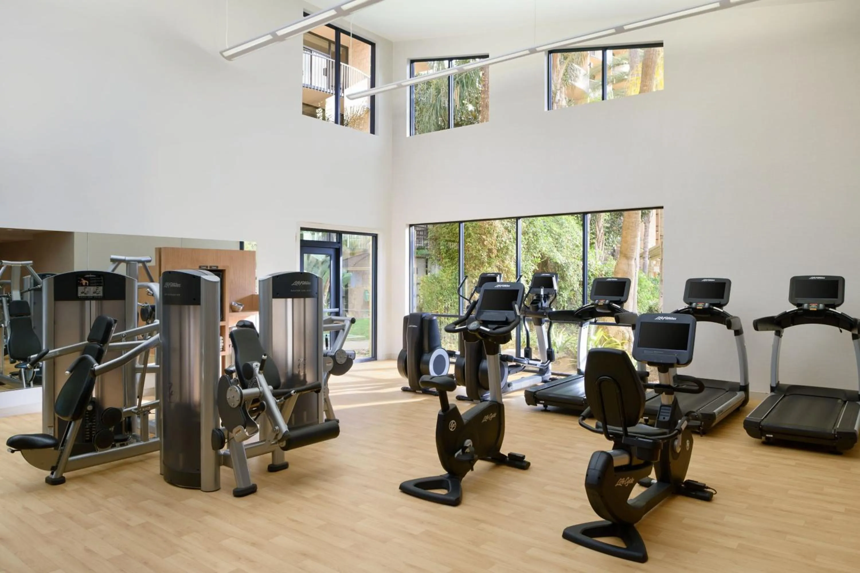 Fitness centre/facilities in Sheraton Park Hotel at the Anaheim Resort