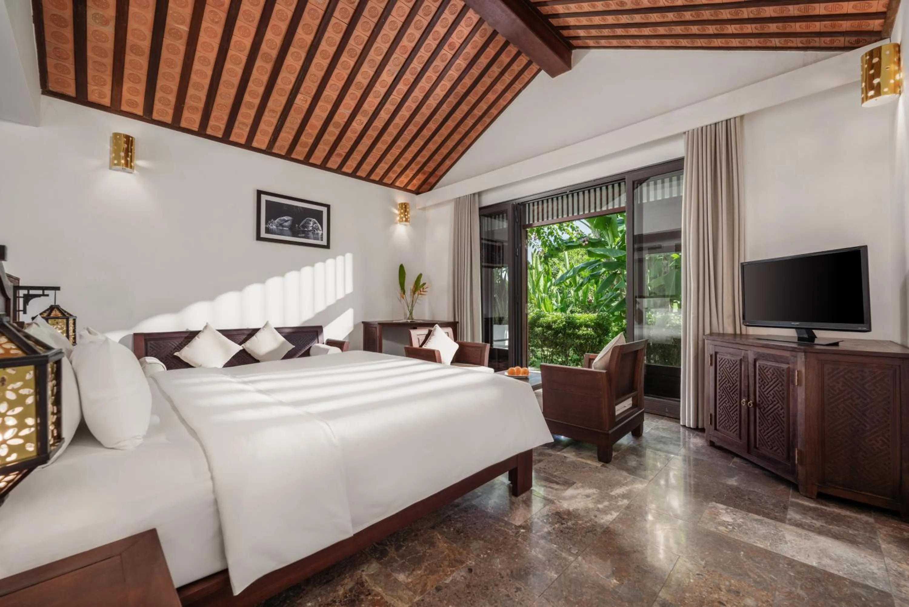 Bed in Legacy Hoi An Resort