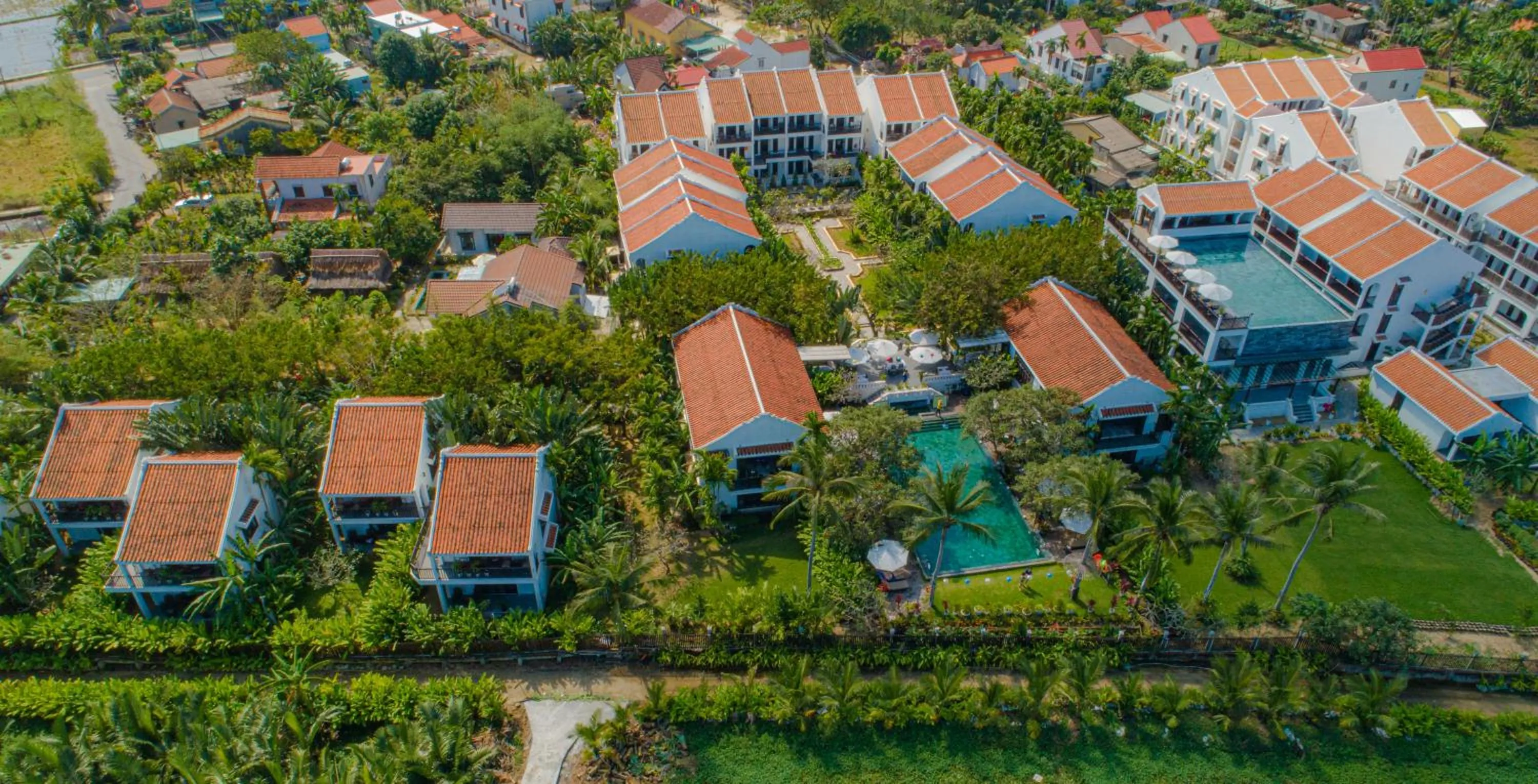 Bird's eye view in Legacy Hoi An Resort