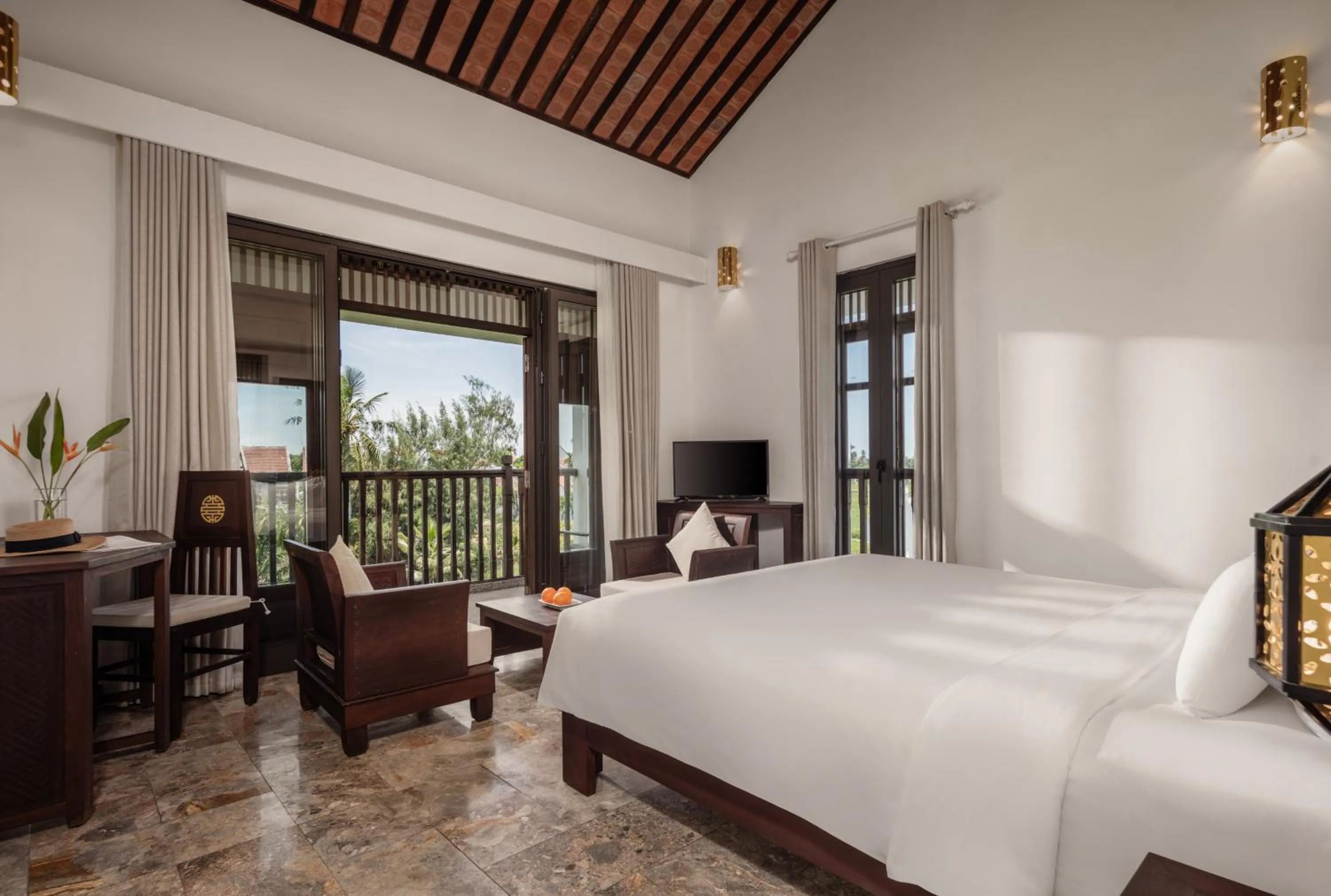 Bed in Legacy Hoi An Resort