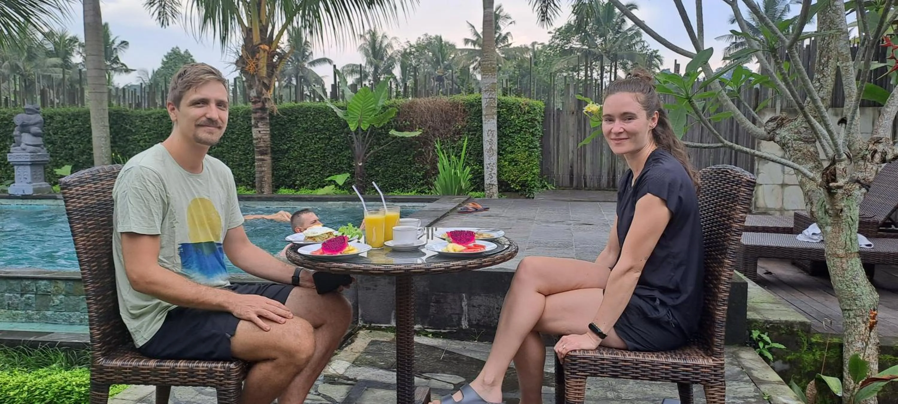 Patio in Galang hari villa