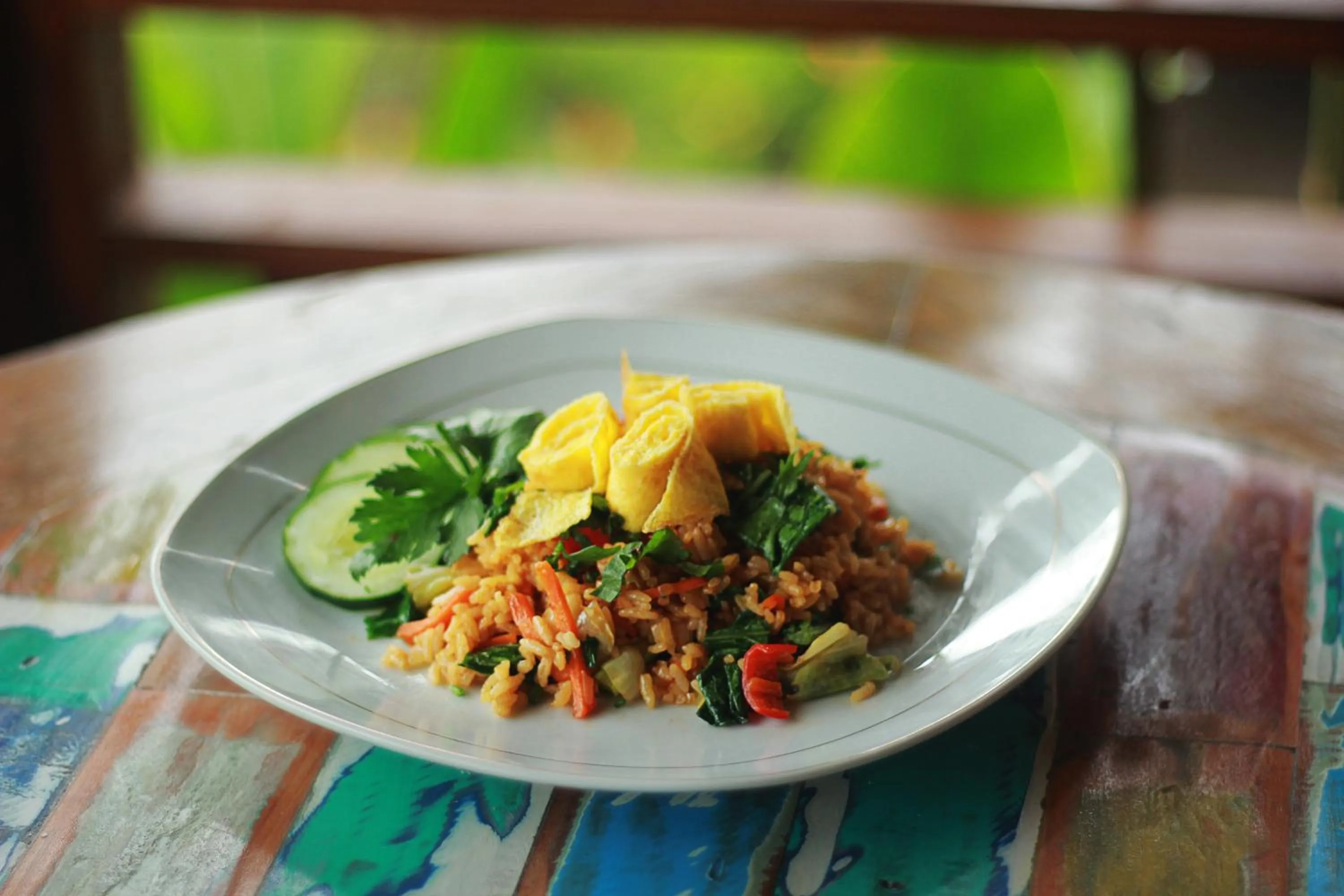 Food and drinks in Galang hari villa