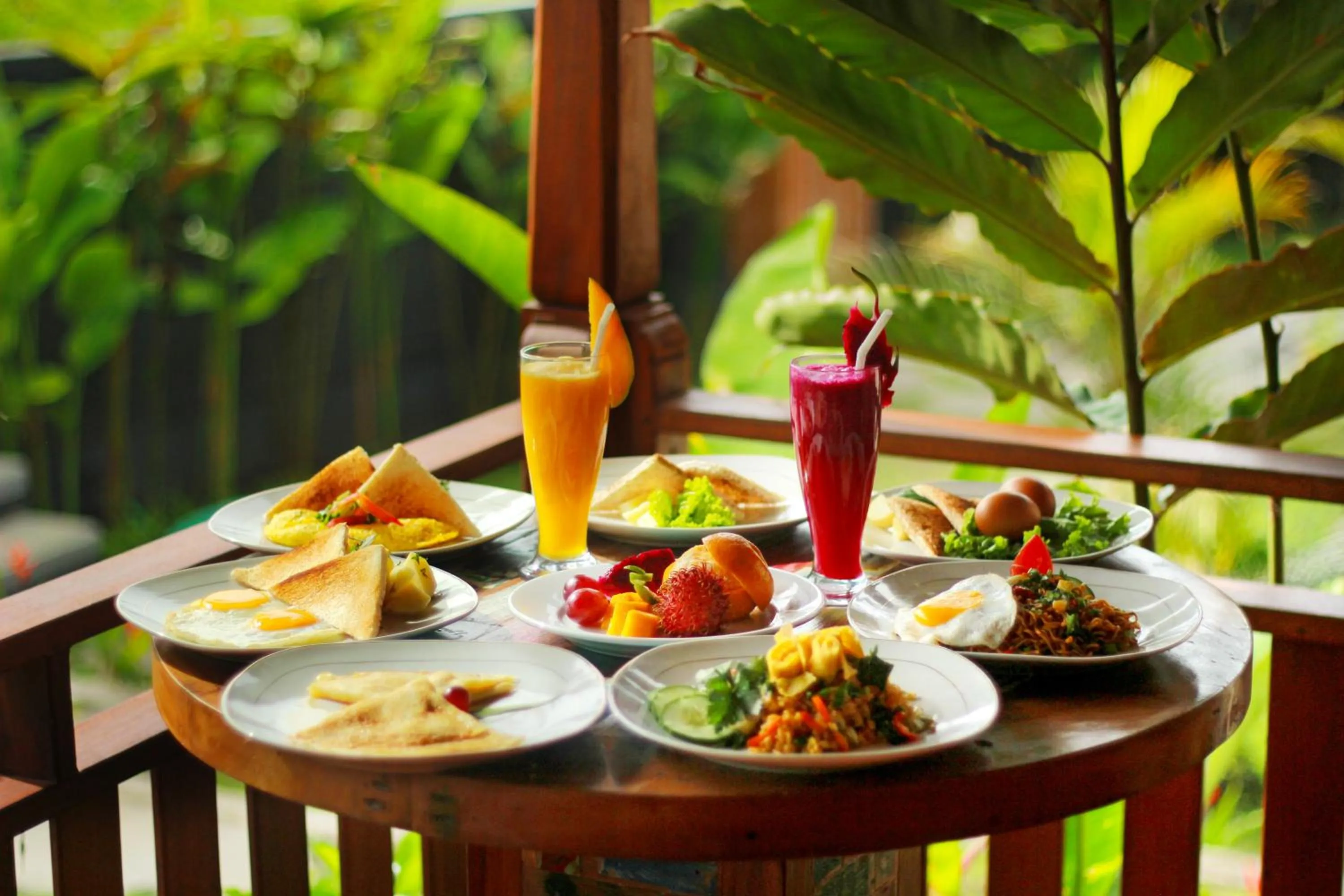 Food and drinks in Galang hari villa