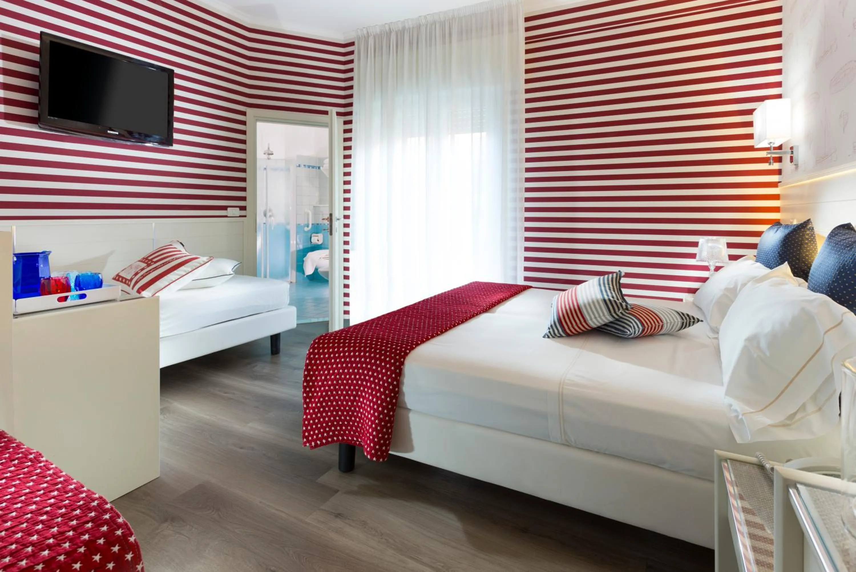 Bed in Hotel Atlantic Riviera Mare