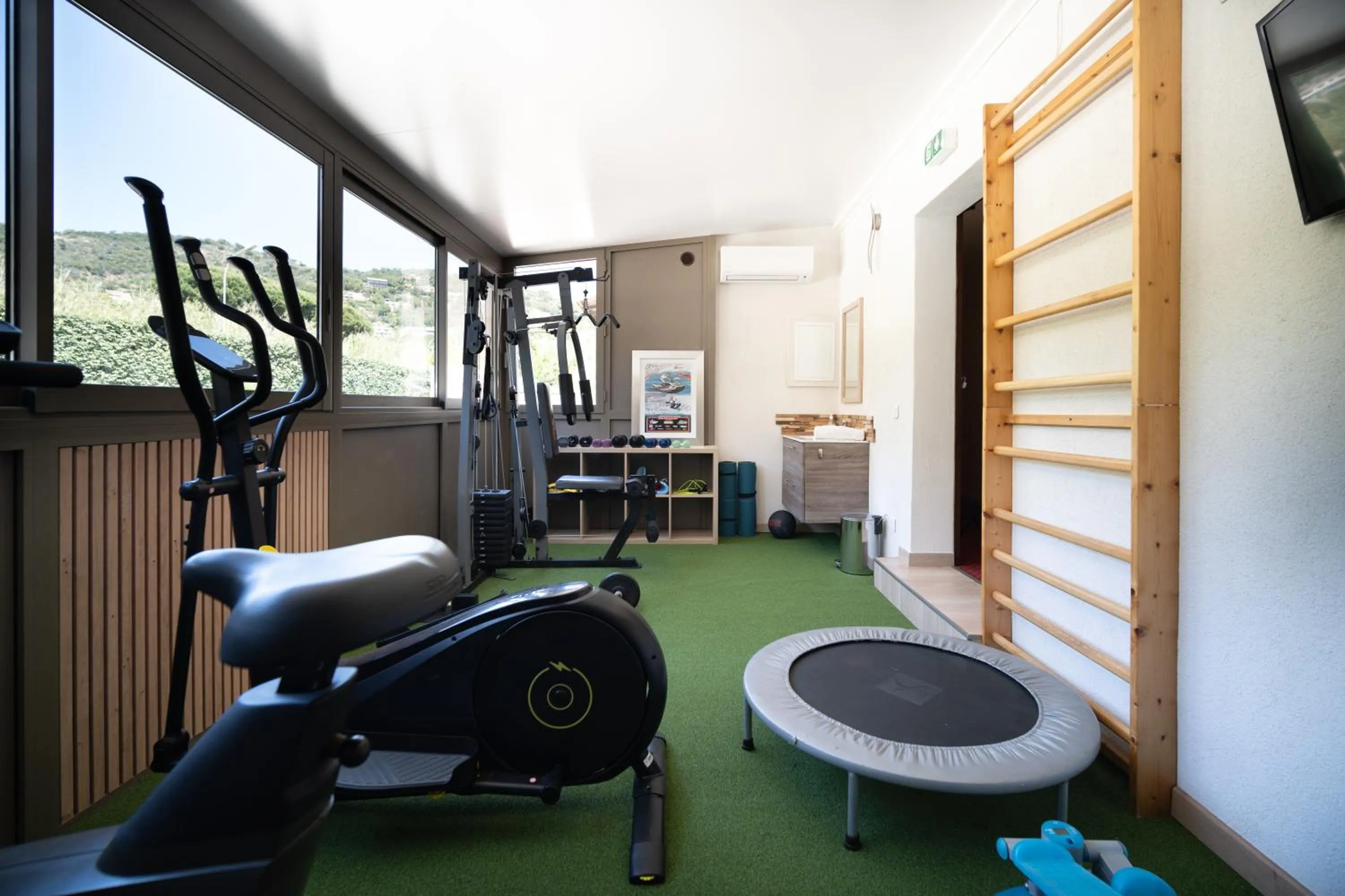 Fitness centre/facilities in Hôtel Beau Soleil