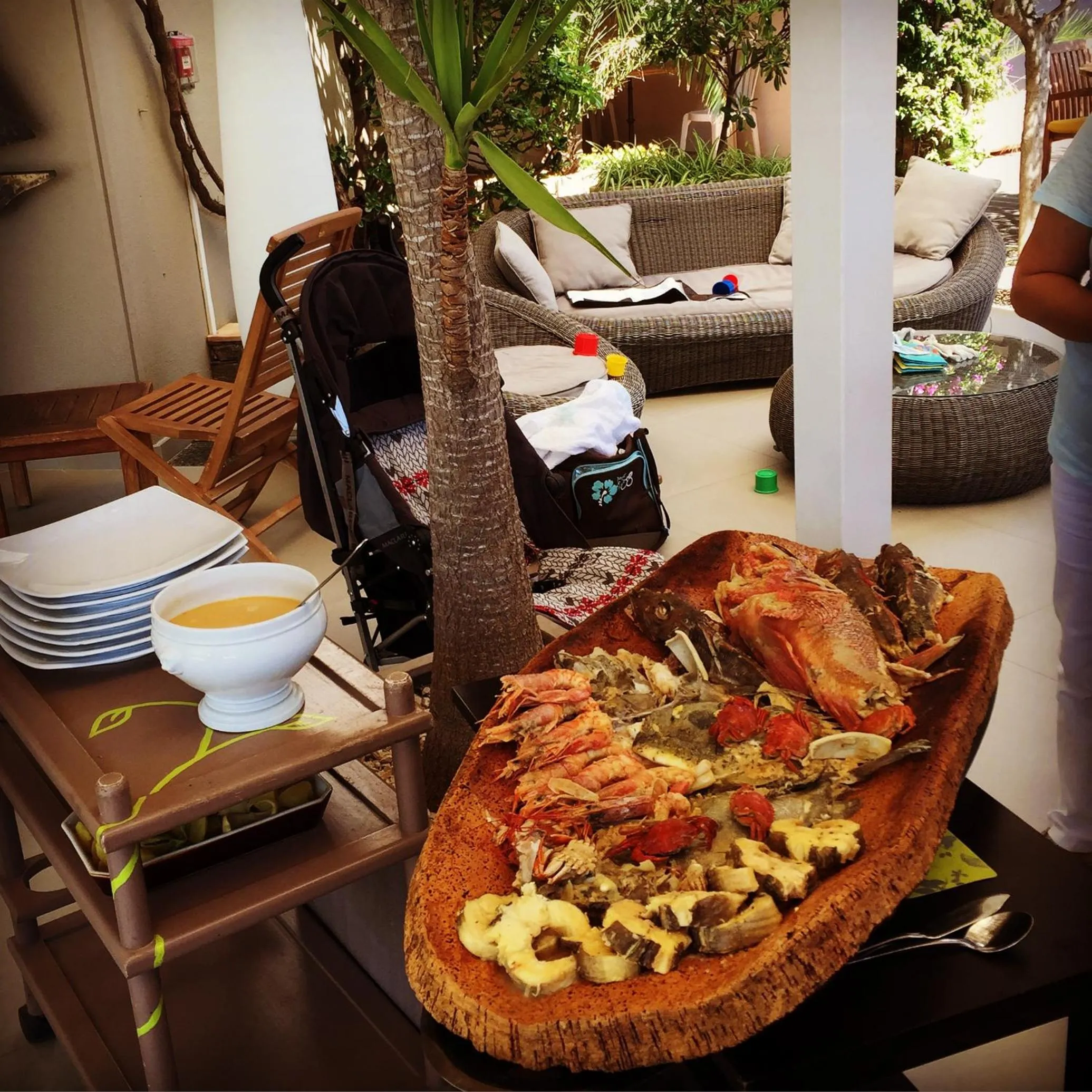 Lunch in Hôtel Beau Soleil