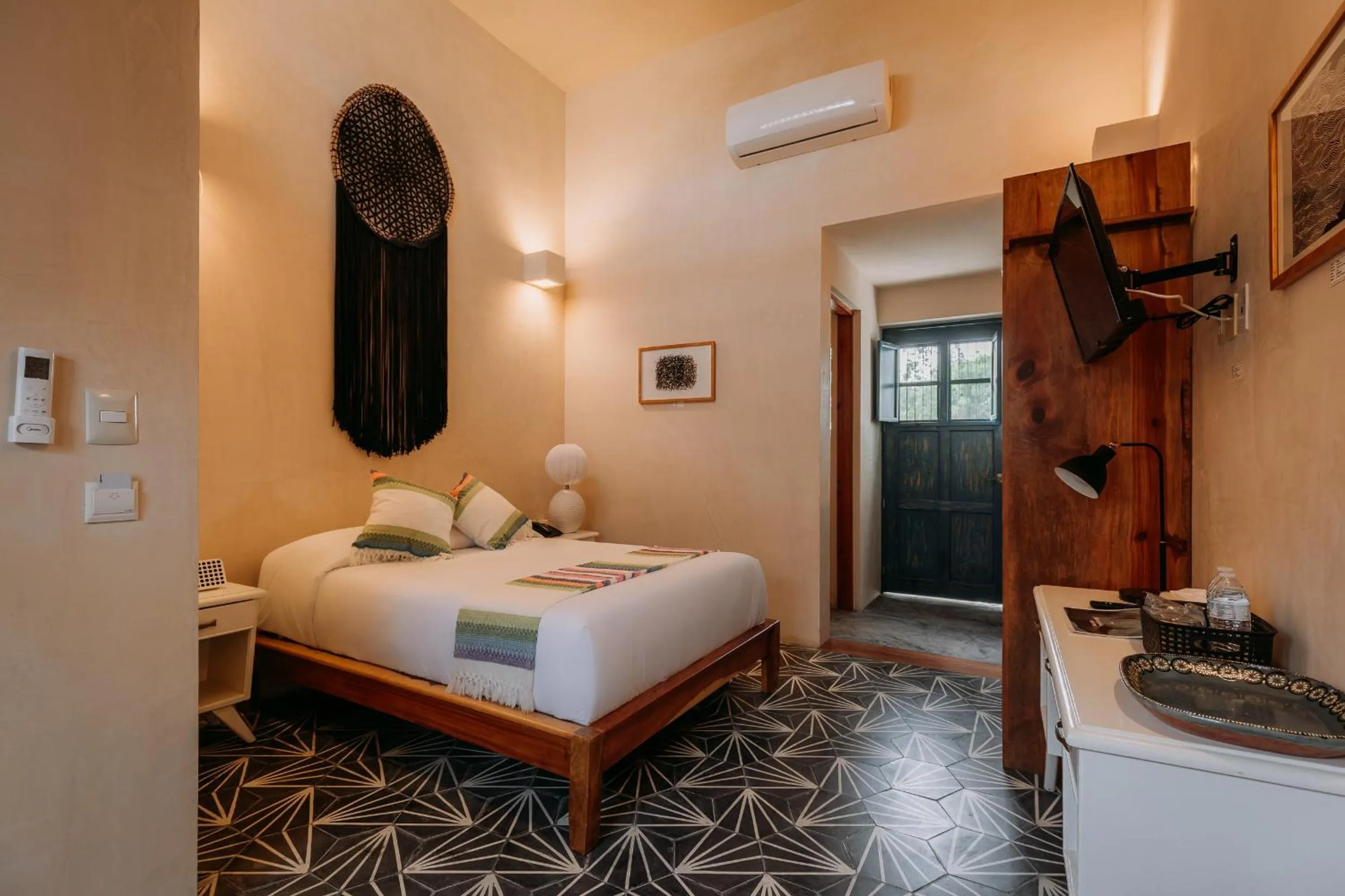 Bed in Waye Valladolid Centro - Sustainable, Authentic Experiences & Pet Friendly Boutique Hotel