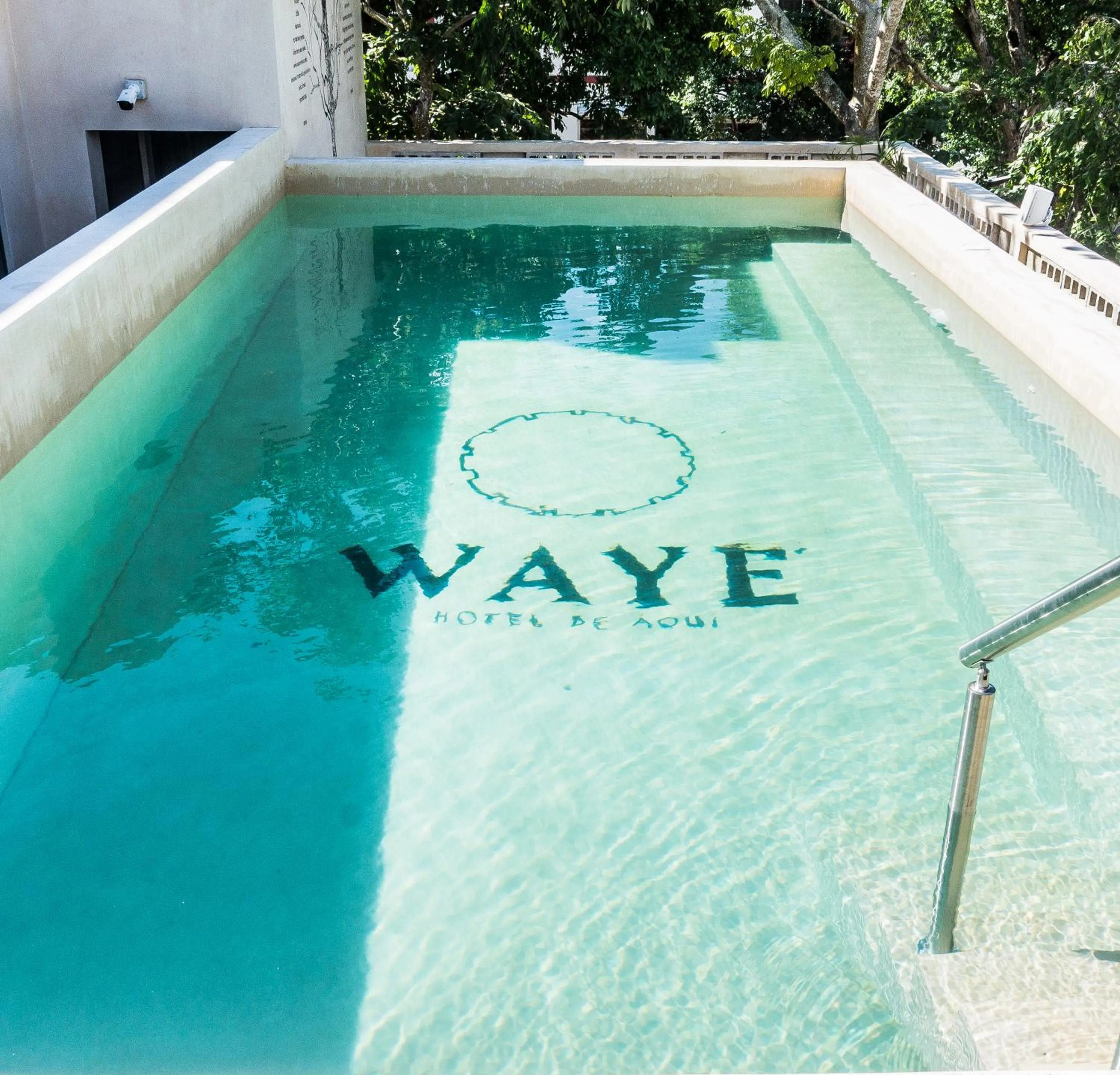 Swimming pool in Waye Valladolid Centro - Sustainable, Authentic Experiences & Pet Friendly Boutique Hotel