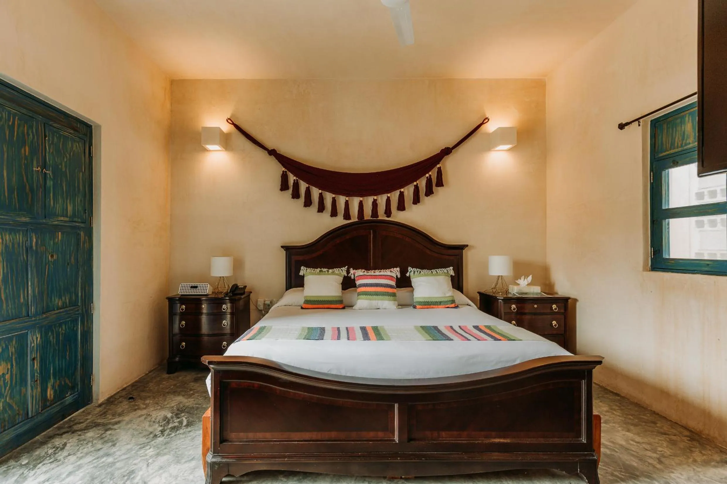 Bed in Waye Valladolid Centro - Sustainable, Authentic Experiences & Pet Friendly Boutique Hotel