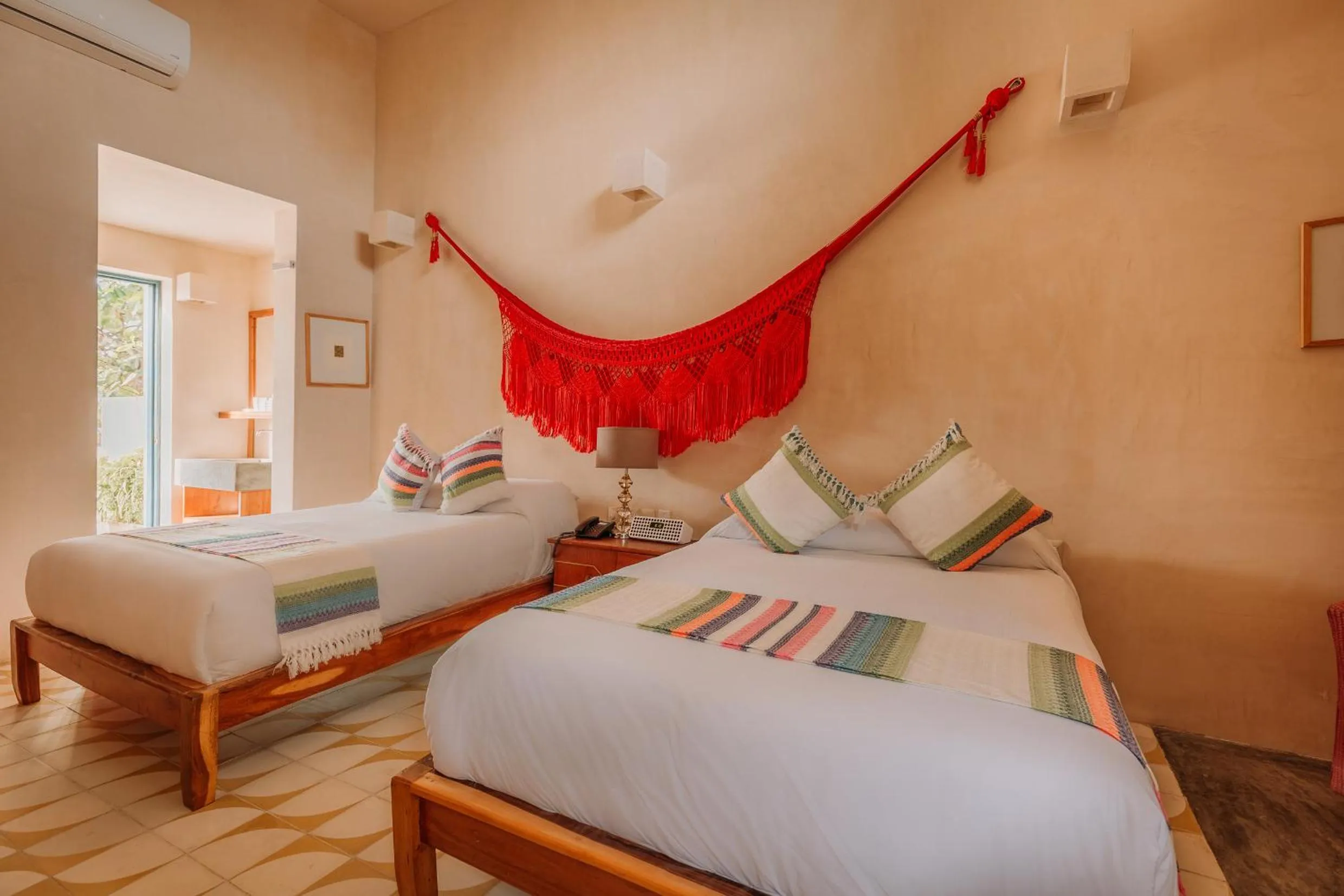 Bed in Waye Valladolid Centro - Sustainable, Authentic Experiences & Pet Friendly Boutique Hotel