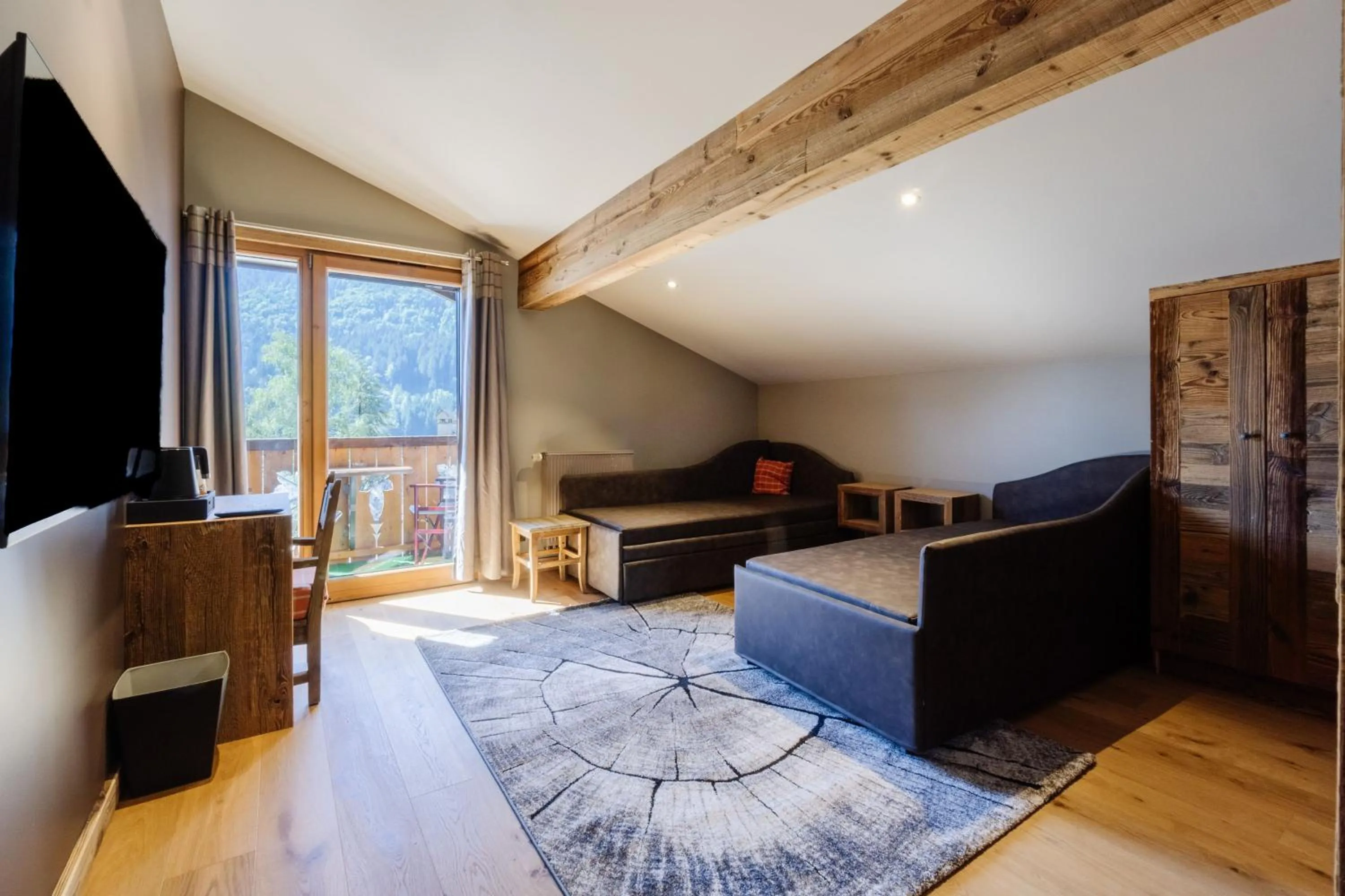 Living room in Les Gentianettes Hotel & Spa