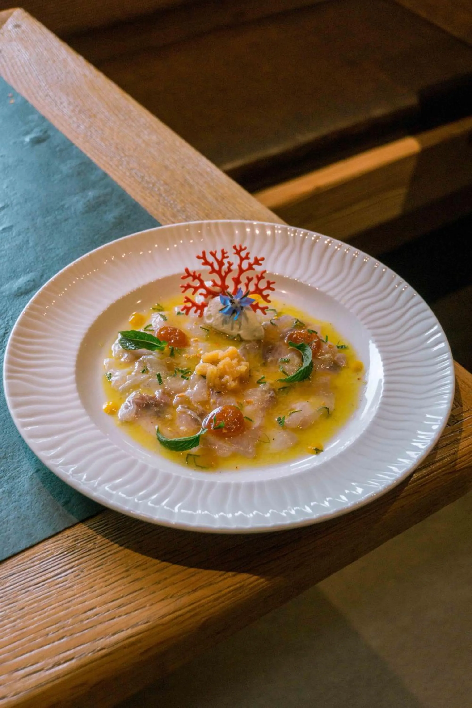 Food close-up in Les Gentianettes Hotel & Spa