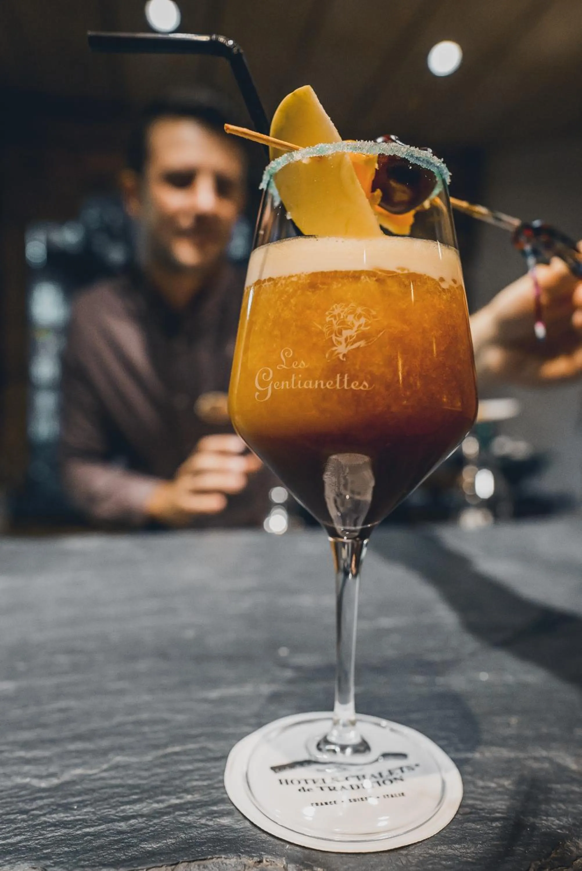 Drinks in Les Gentianettes Hotel & Spa