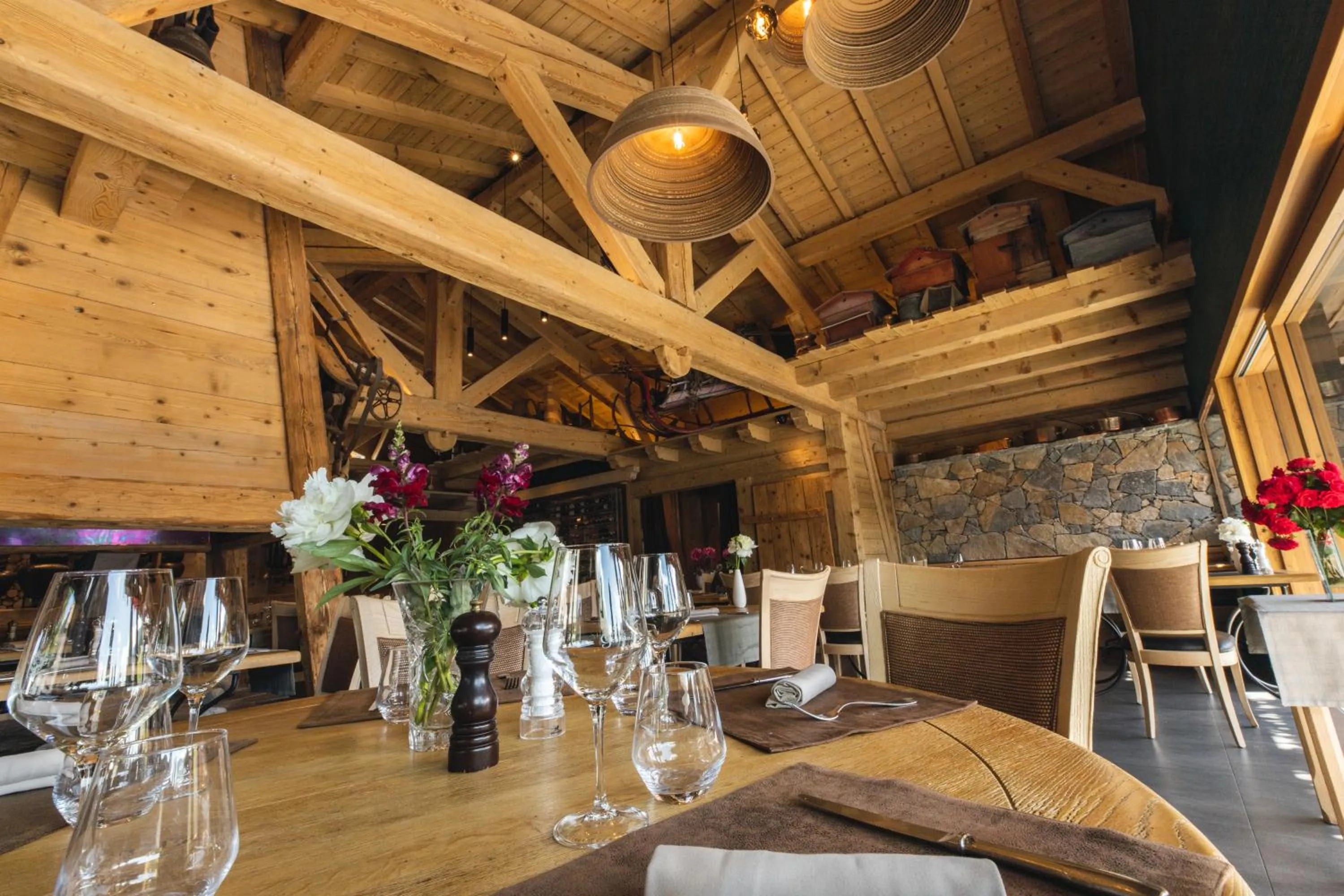 Restaurant/places to eat in Les Gentianettes Hotel & Spa