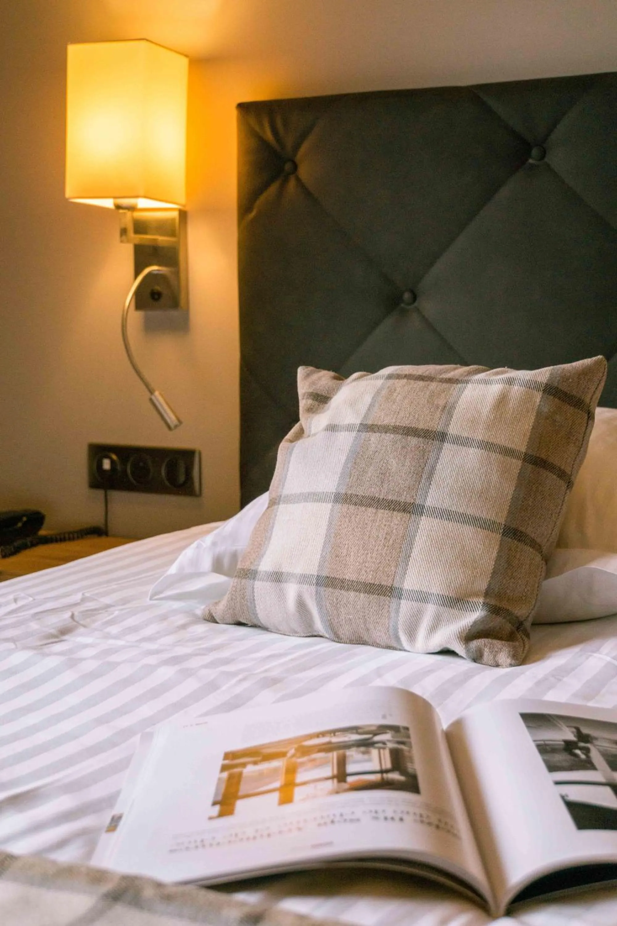 Bed in Les Gentianettes Hotel & Spa