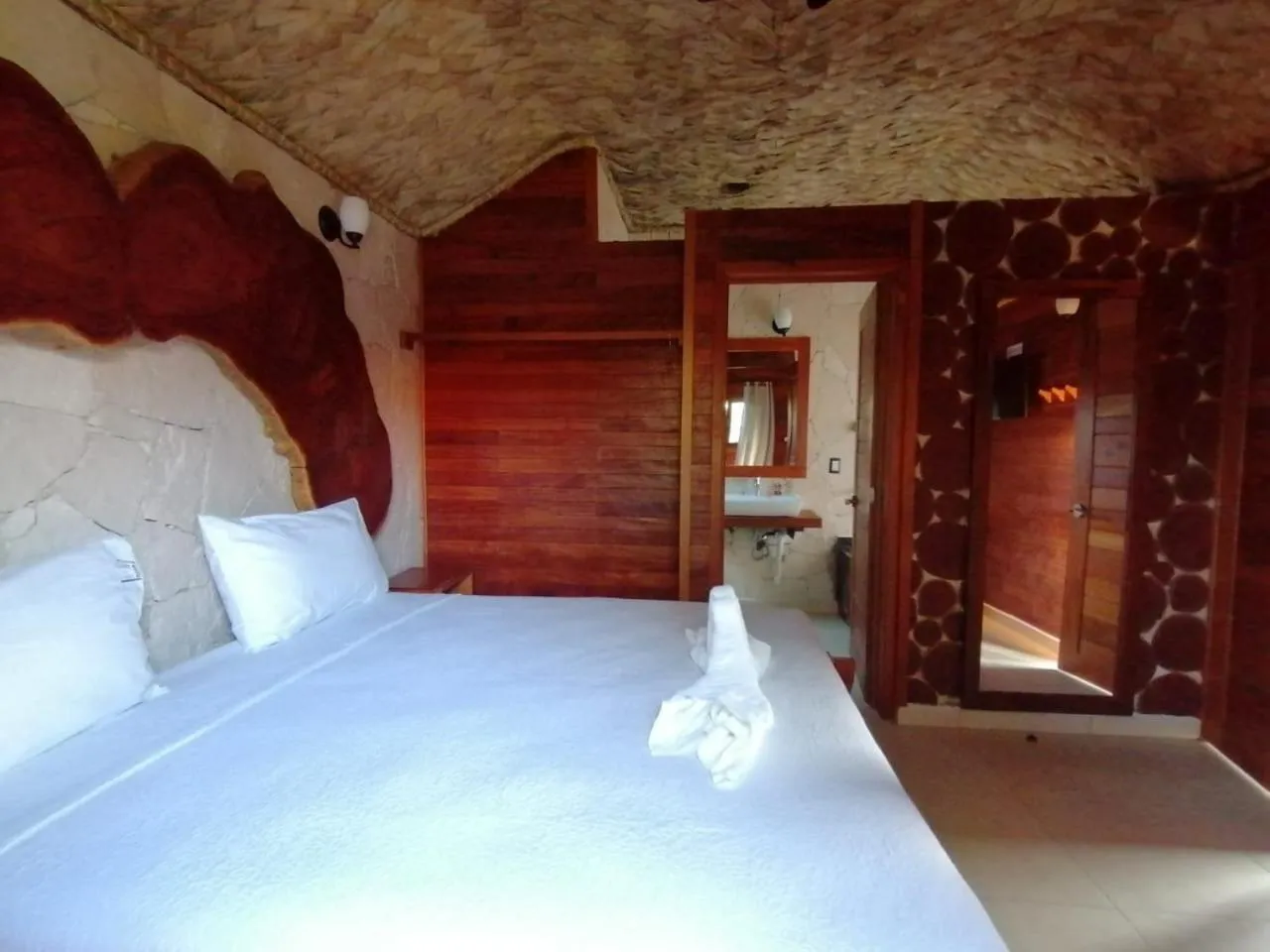 Bed in Cabañas la finca 2