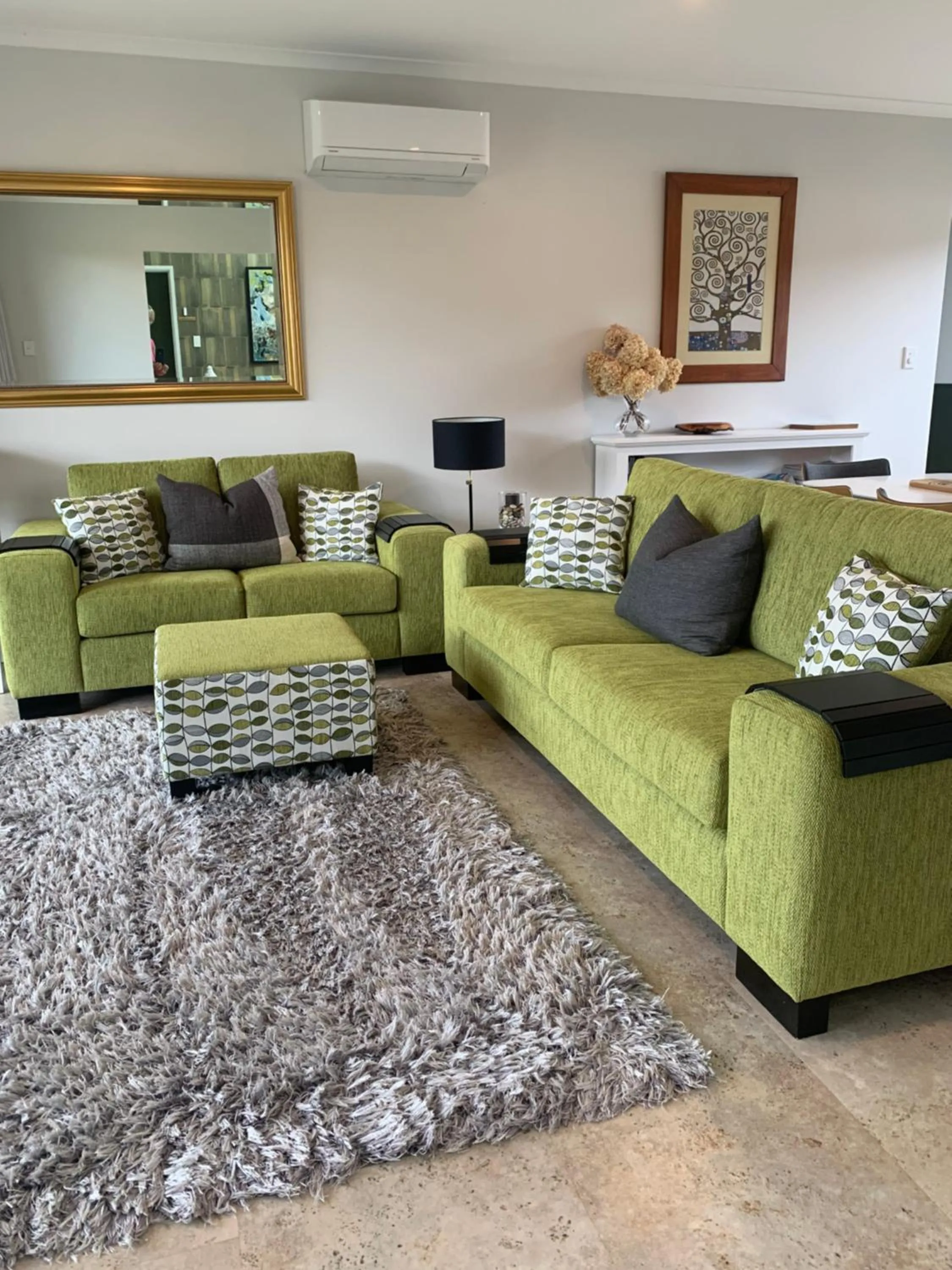 Living room in Parkside Boutique Lodge