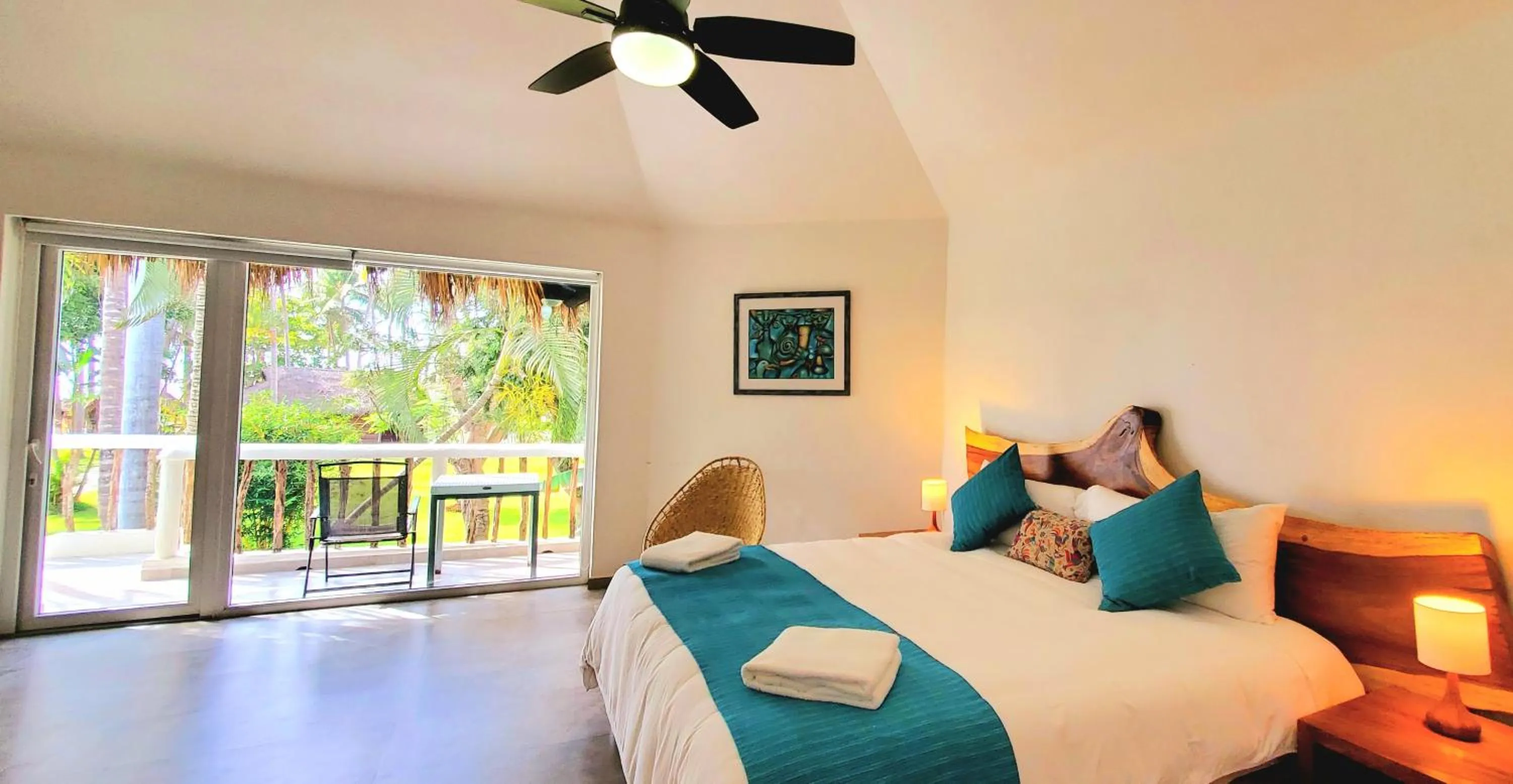 Bed in Hotel Ysuri San Pancho