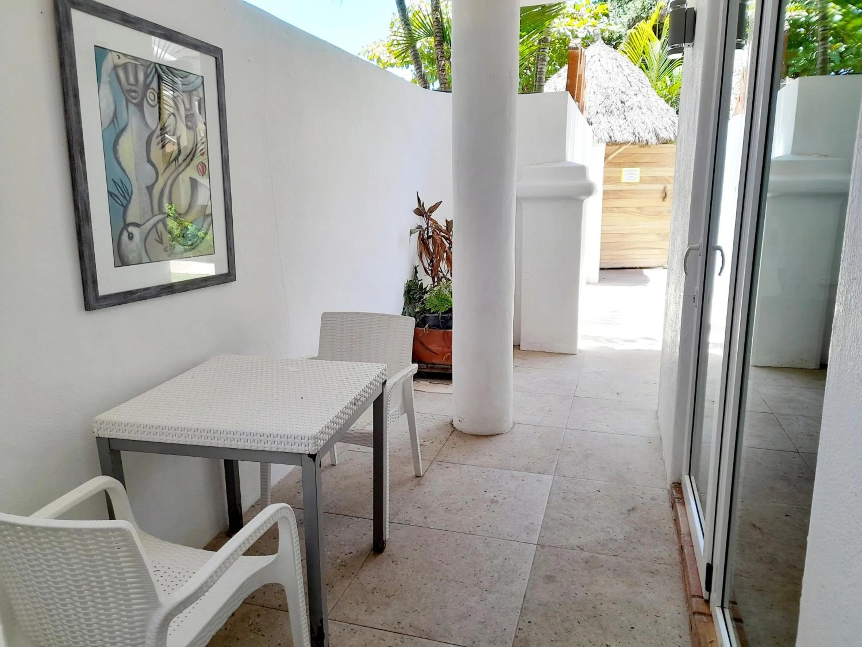 Patio in Hotel Ysuri San Pancho