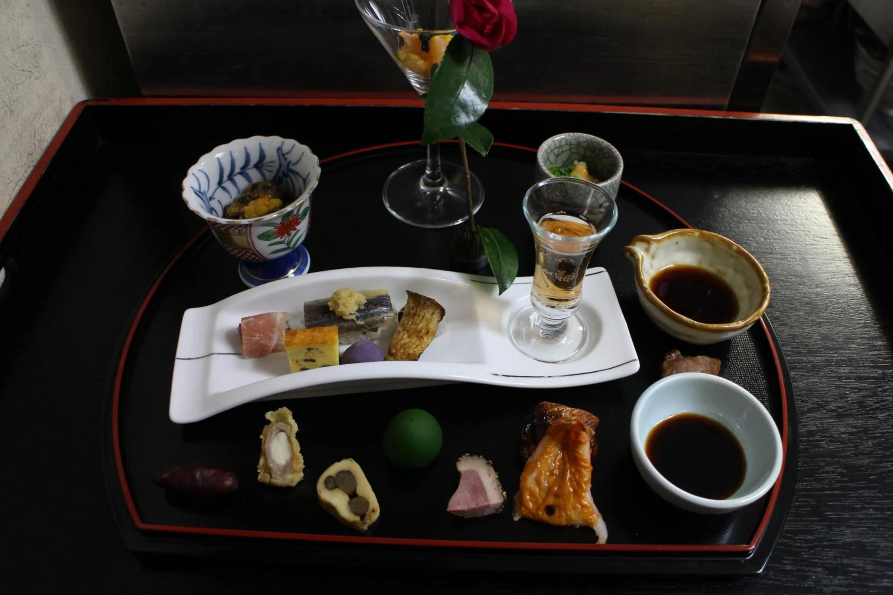 Dinner in Yufuin-Sanso Waremokou