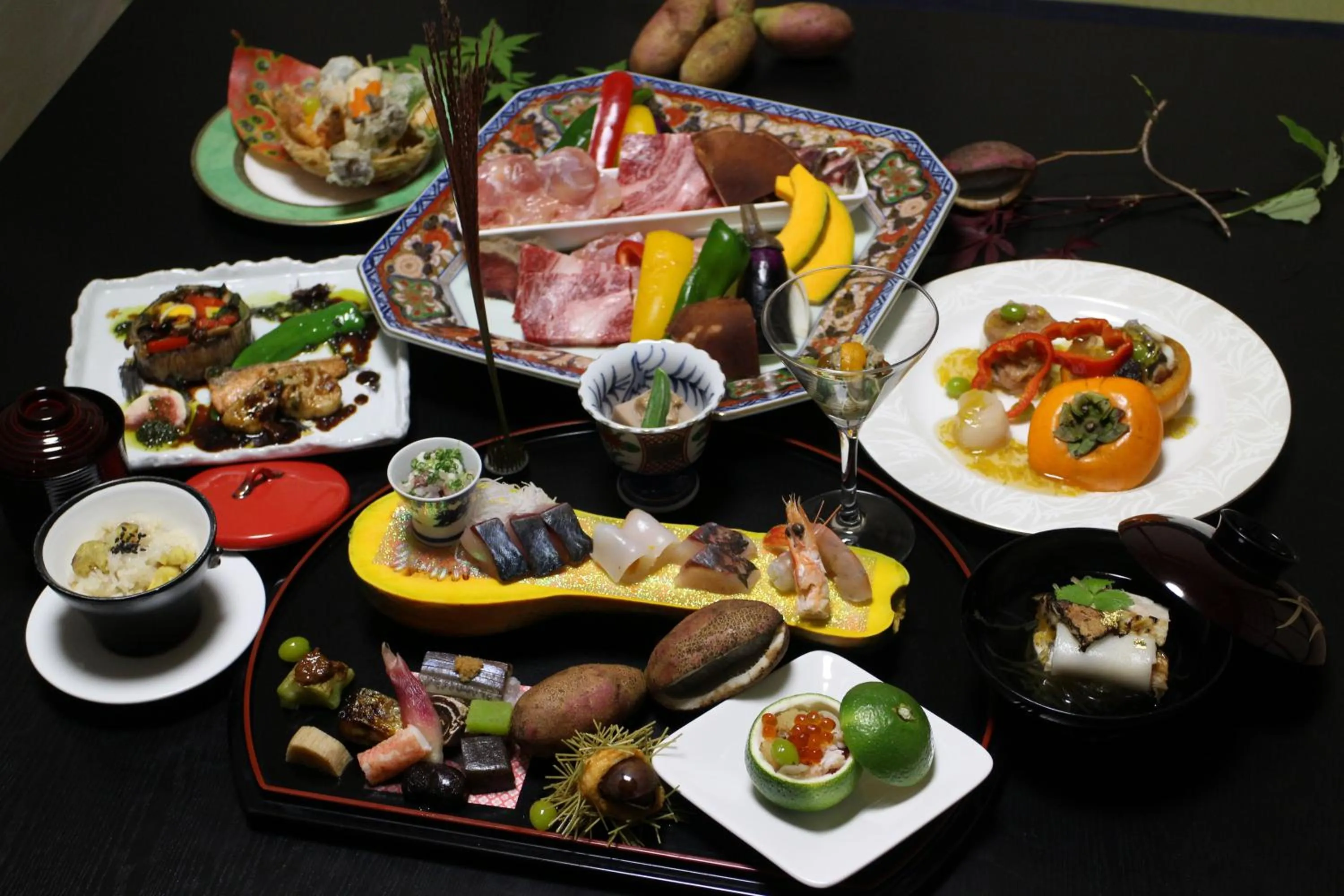 Food in Yufuin-Sanso Waremokou