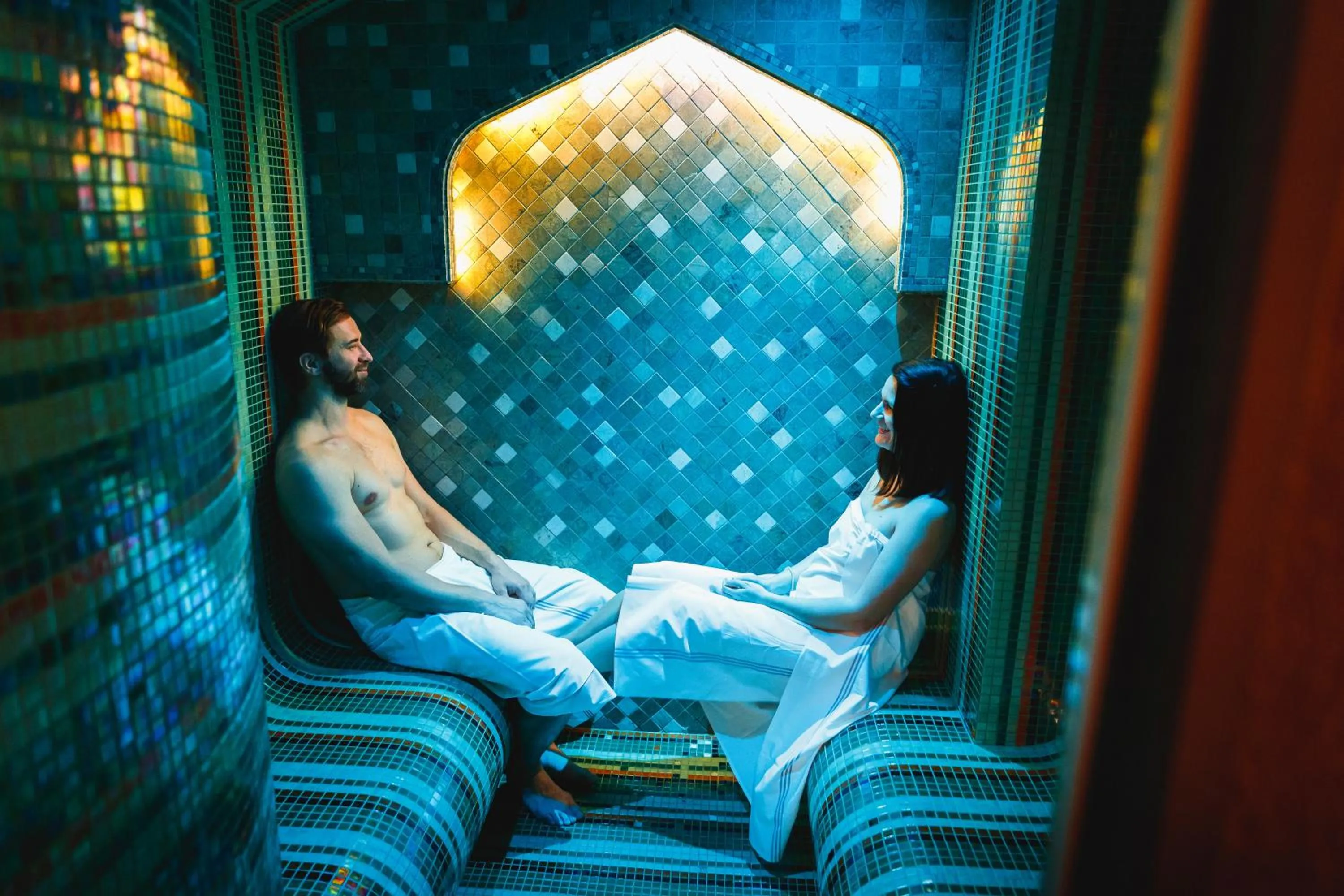 Steam room in Residence Hotel