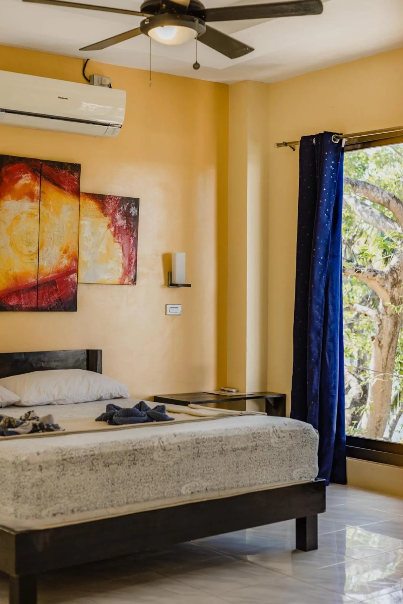 Bed in Amami Beachfront Villa with Private Beach