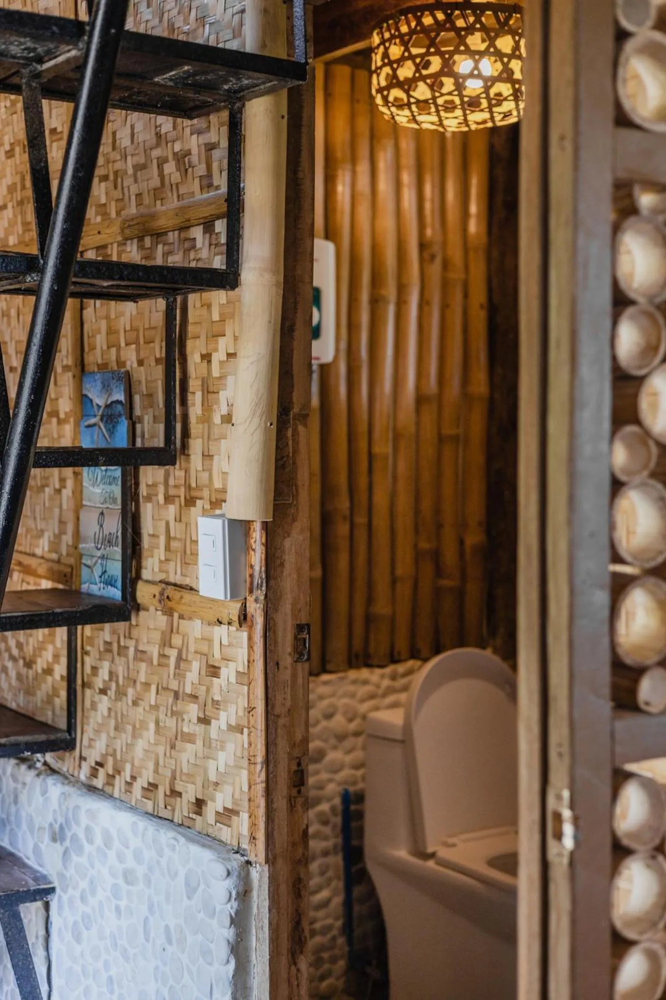 Bathroom in Amami Beachfront Villa with Private Beach