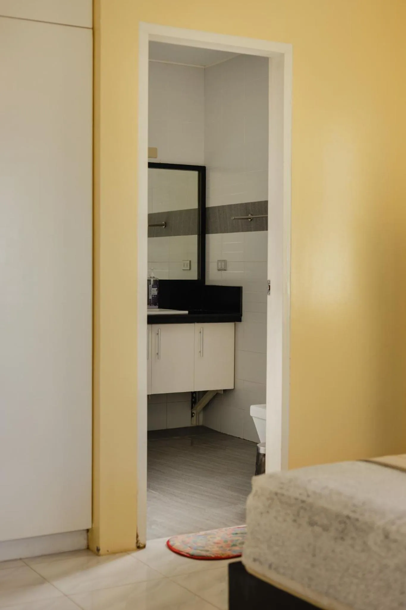 Bathroom, Bed in Amami Beachfront Villa with Private Beach