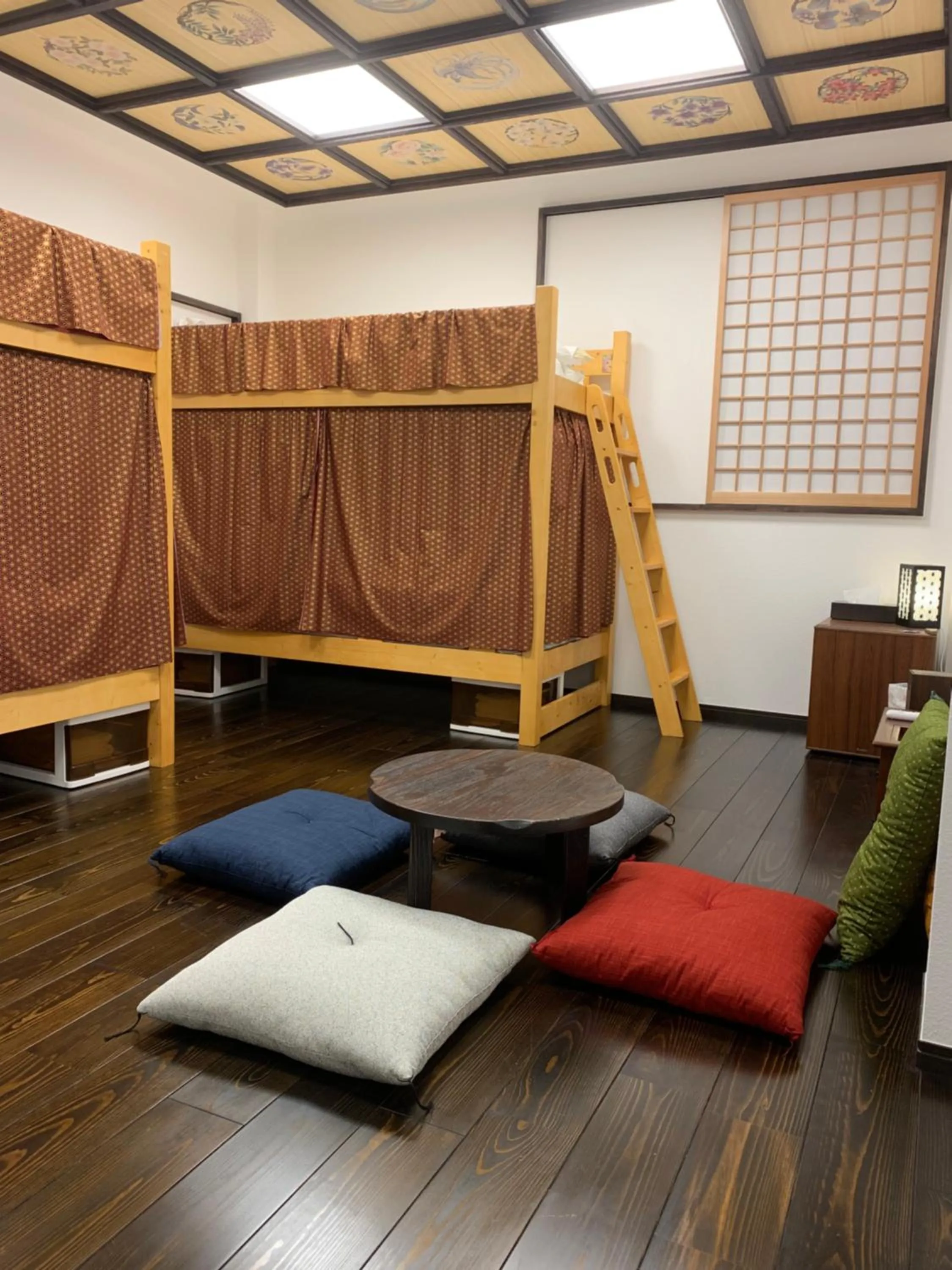 Living room, Bed in Shinjuku Miyabi Residence