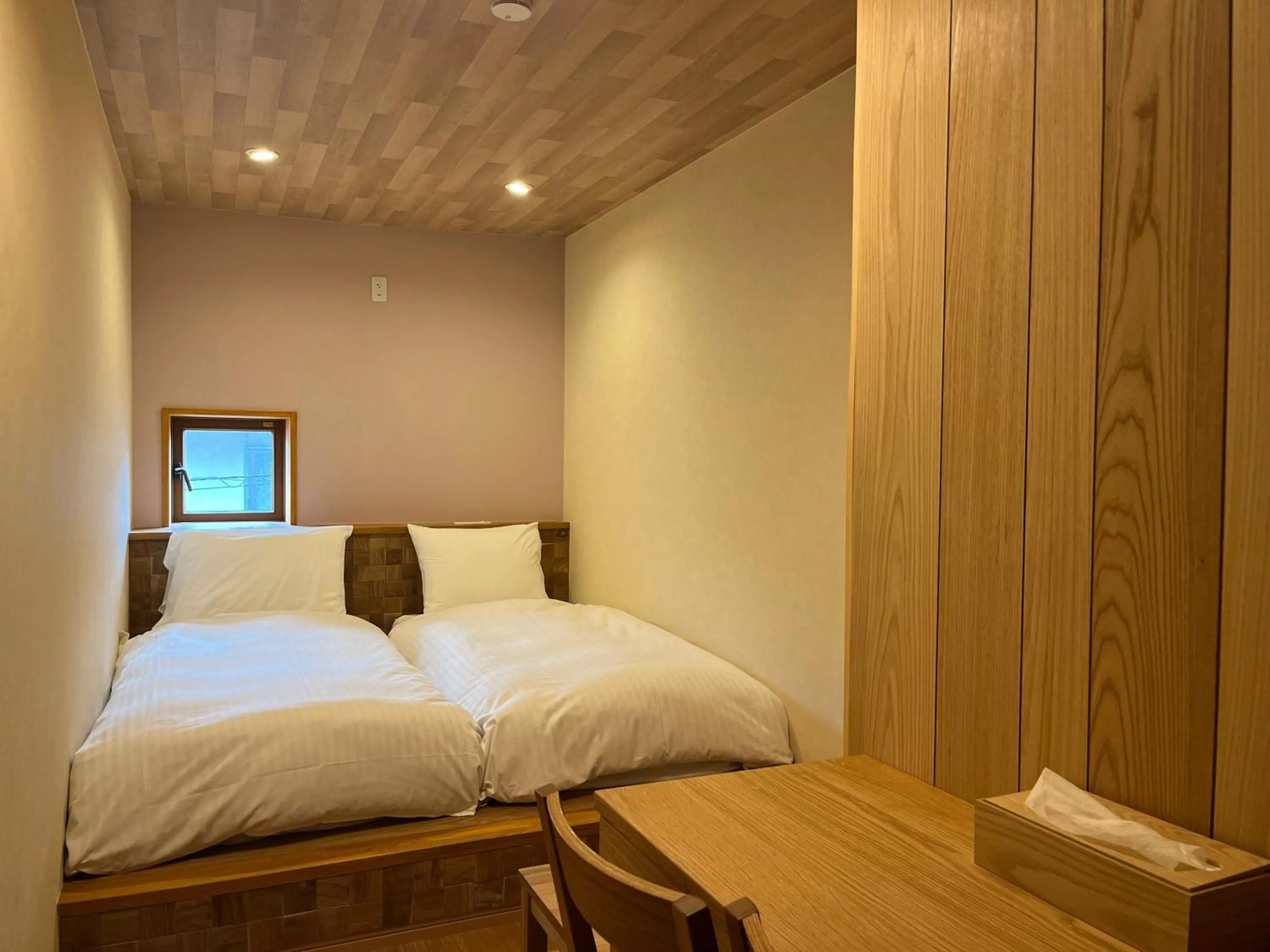 Bedroom, Bed in MY LODGE Naoshima