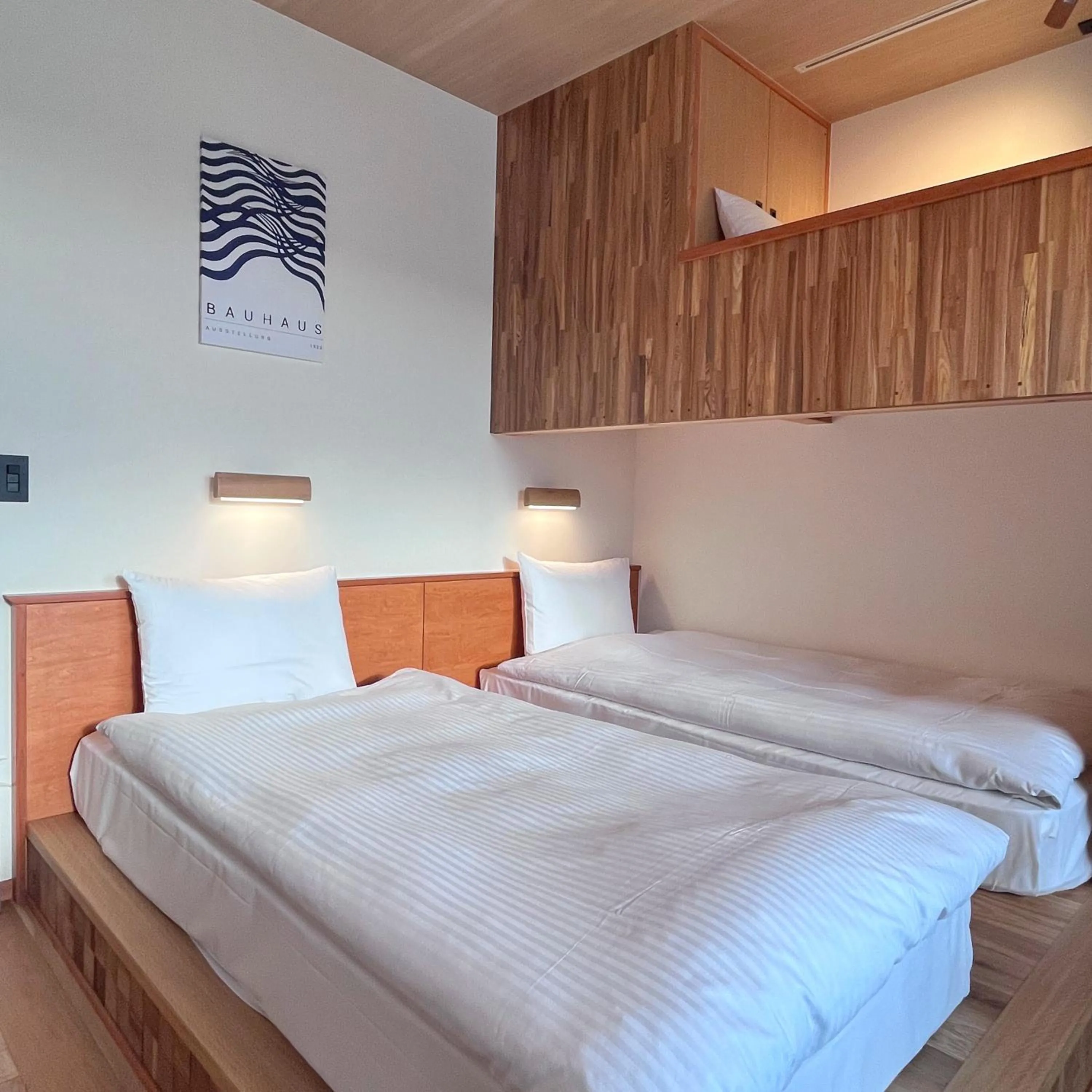 Bed in MY LODGE Naoshima