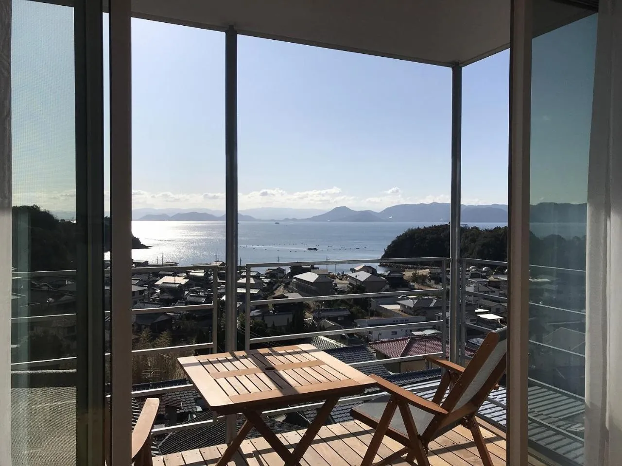 Balcony/Terrace in MY LODGE Naoshima