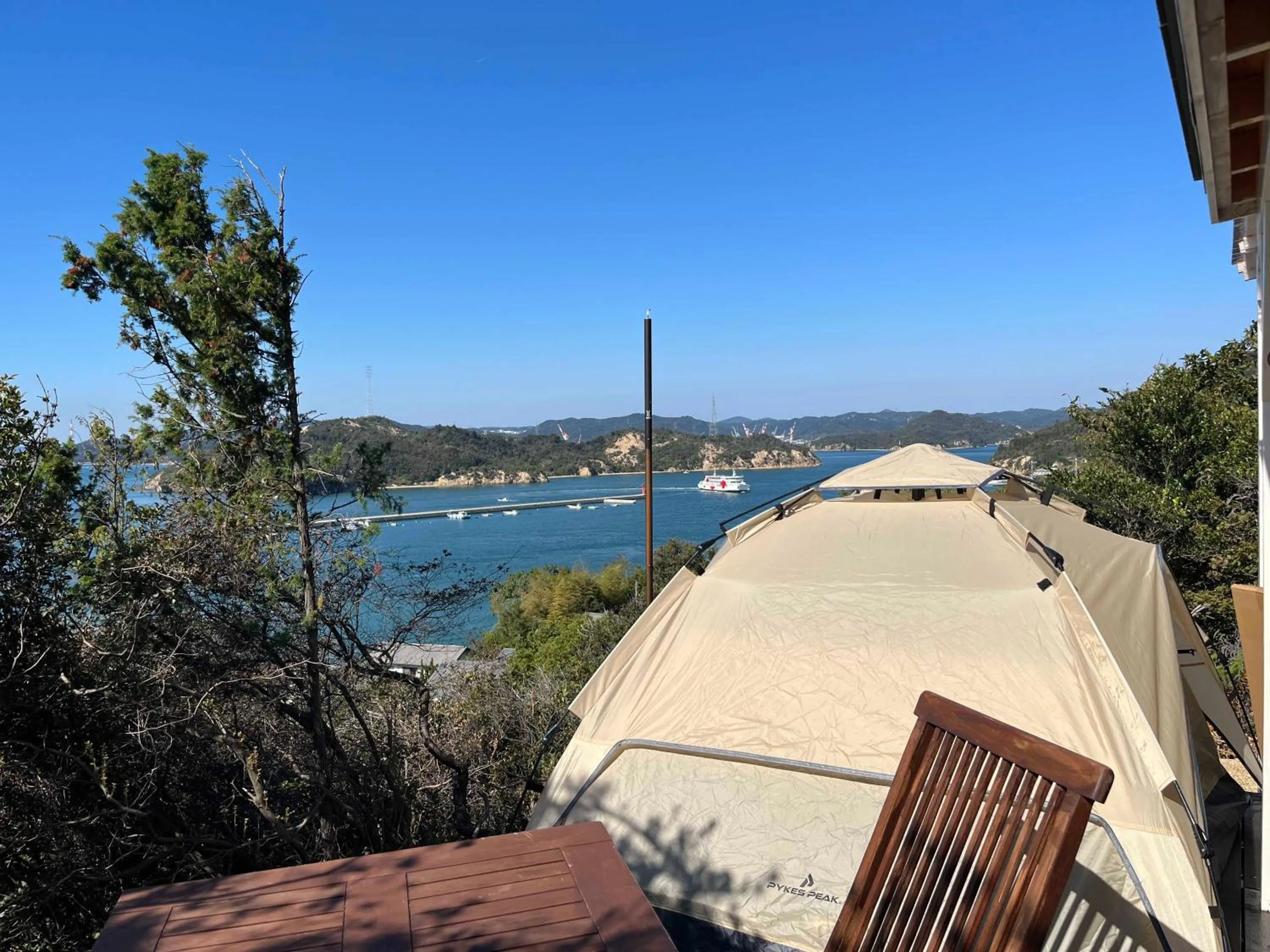 Natural landscape in MY LODGE Naoshima