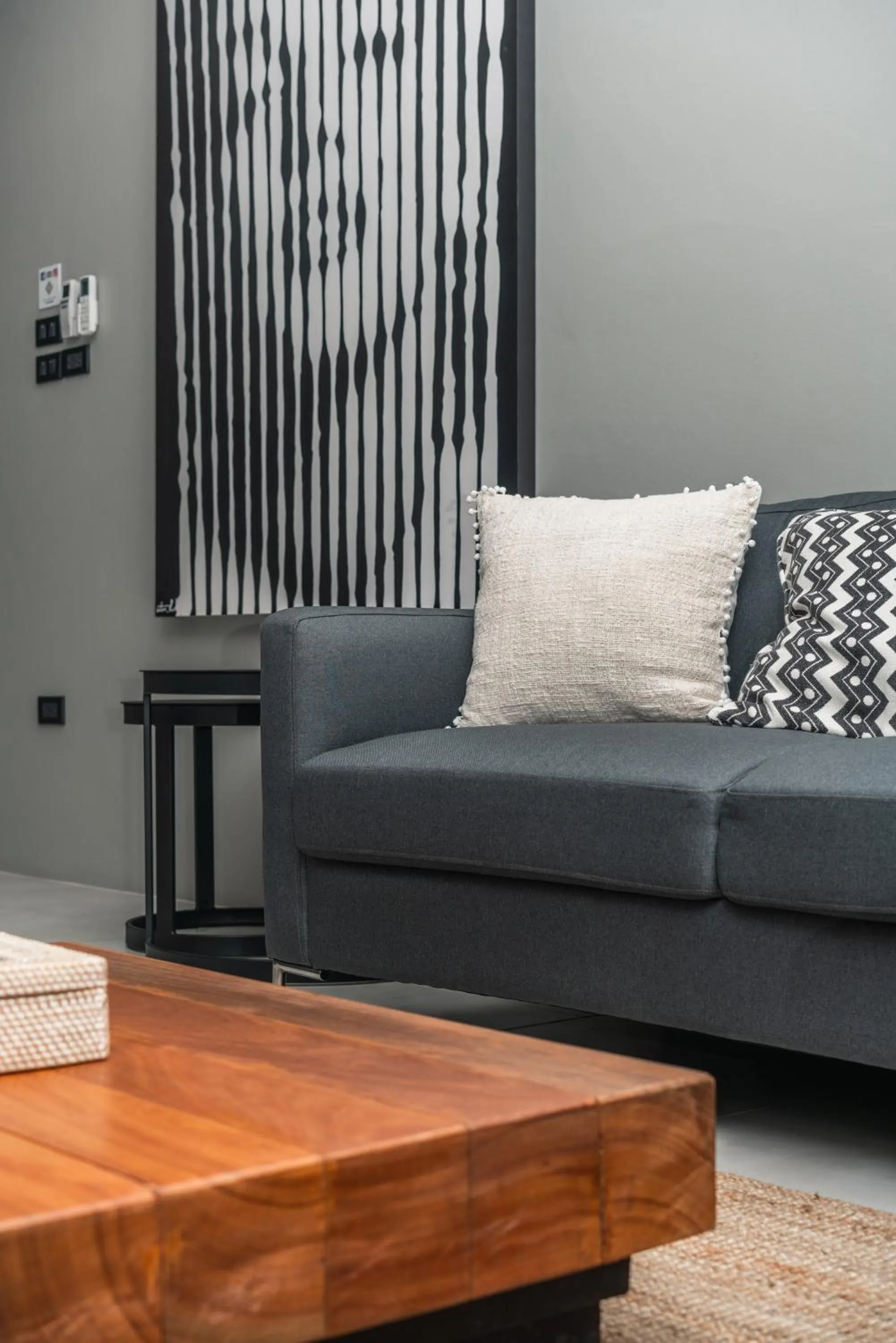 Seating area in Zee Luxury Boutique Hotel