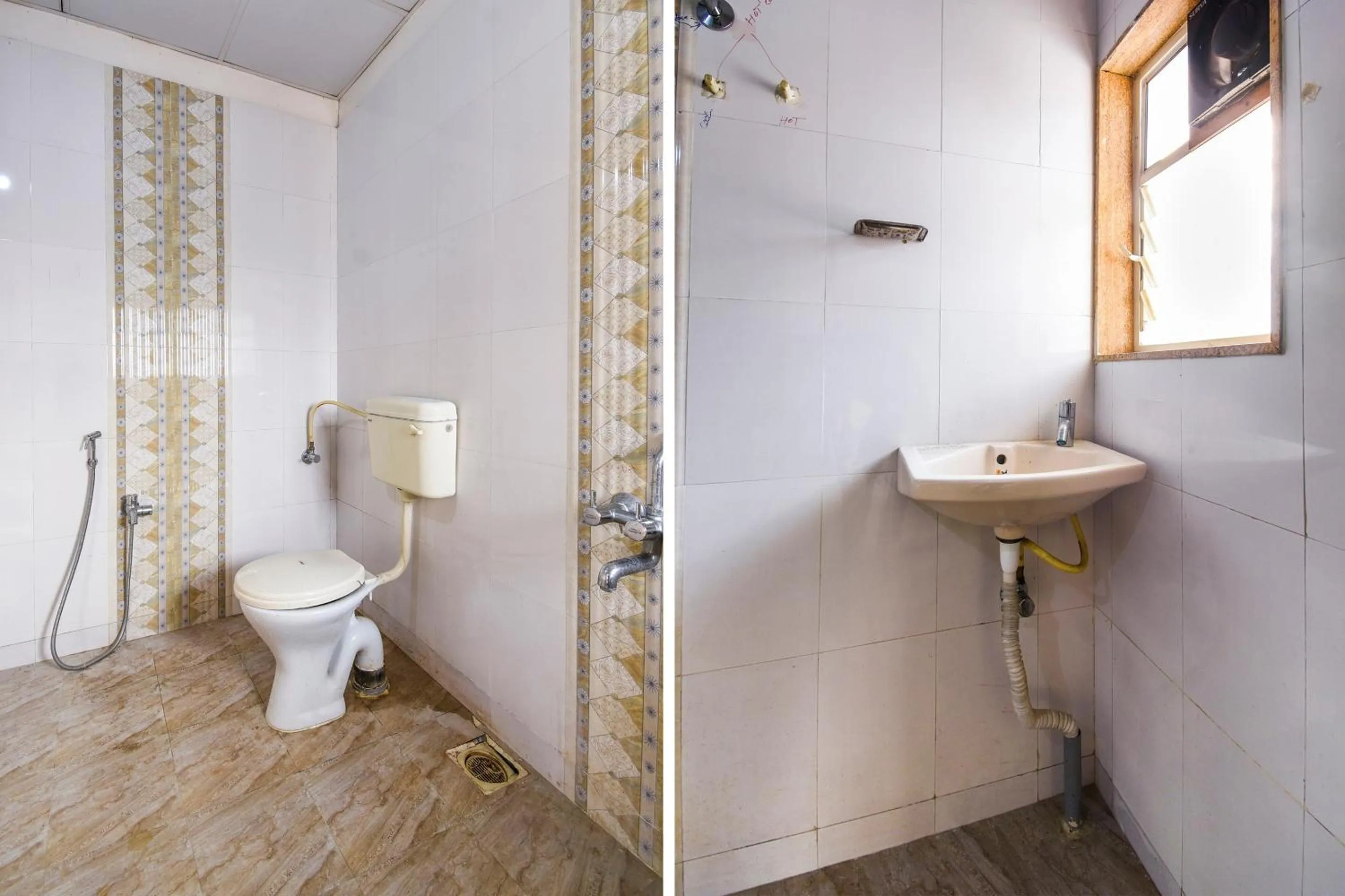 Bathroom in Hotel O by OYO Dwarka Lodge