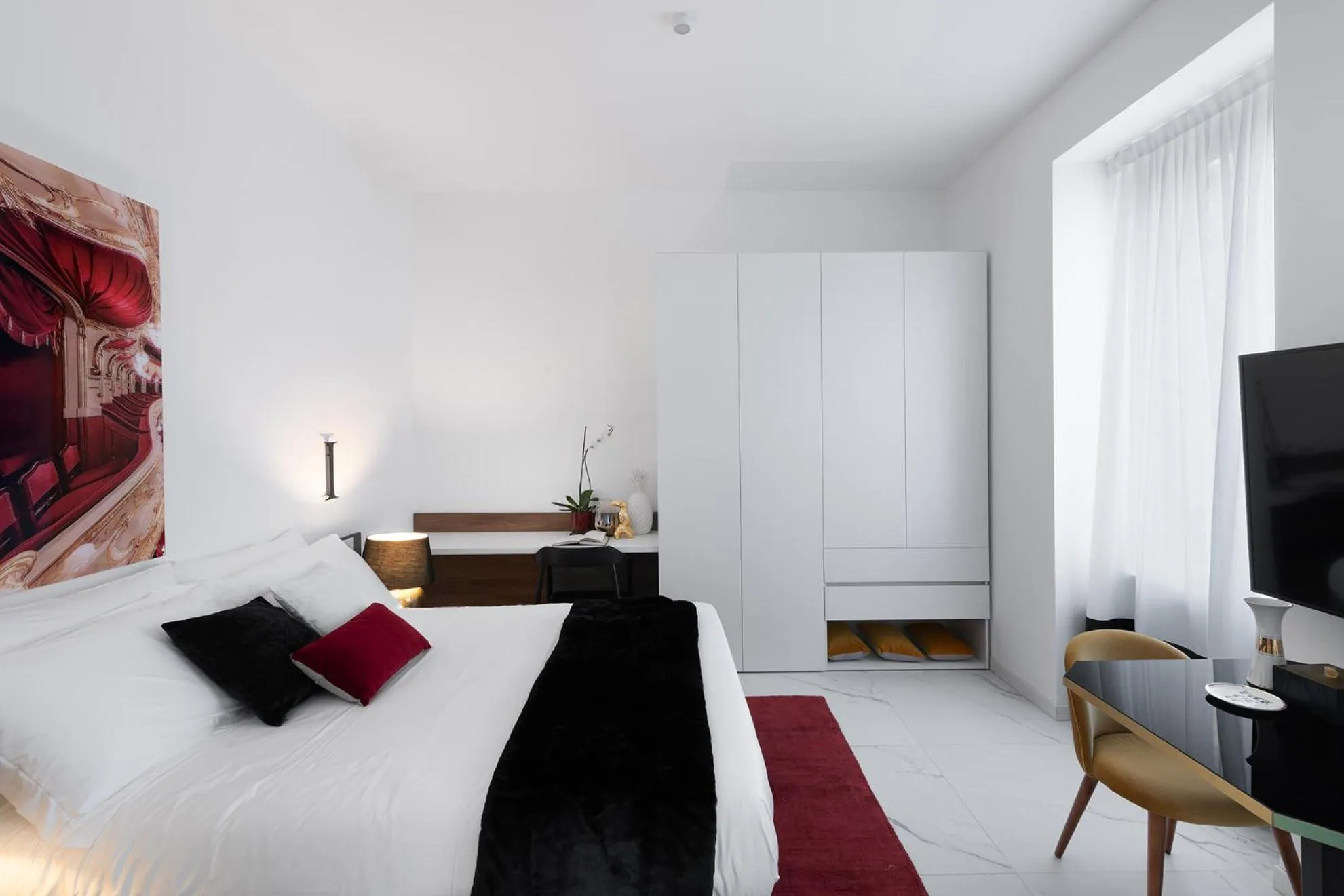 Bed in JOIVY Boutique Apartments Farneti