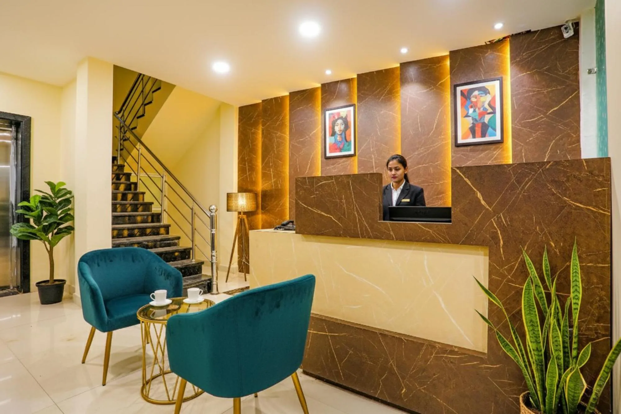 Lobby or reception in FabHotel Day2Day