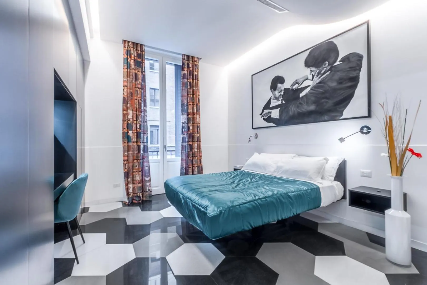 Bed in V-Accommodation IV Fontane