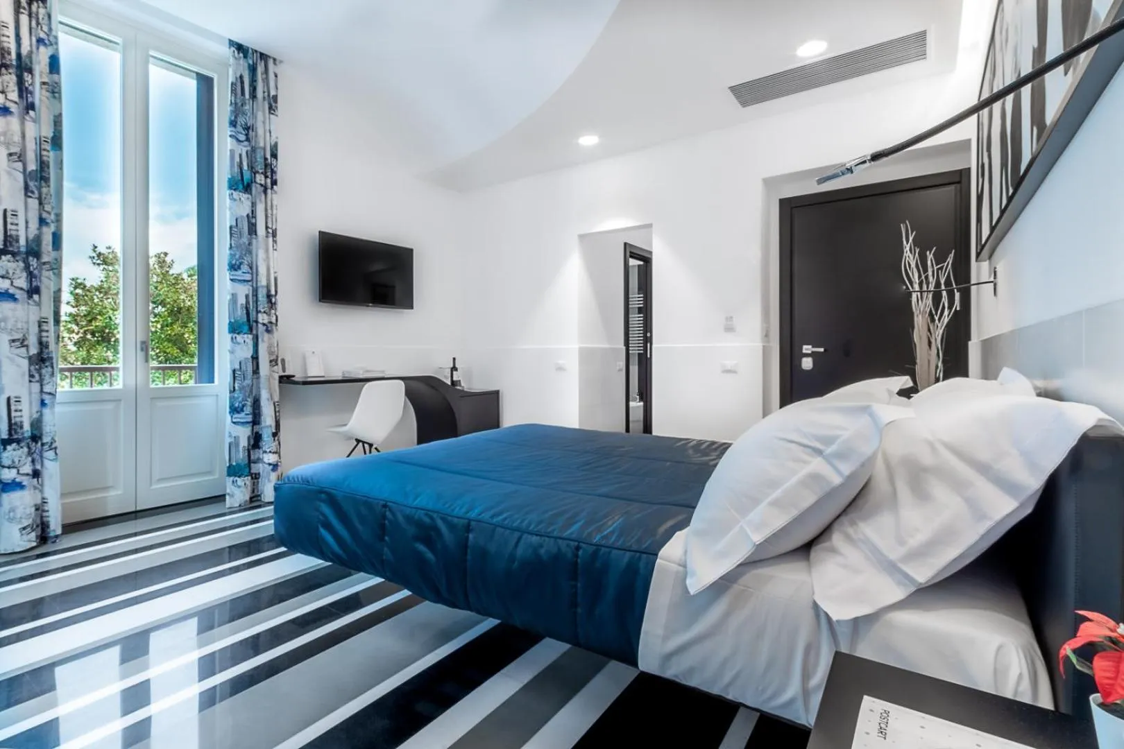 Bed in V-Accommodation IV Fontane