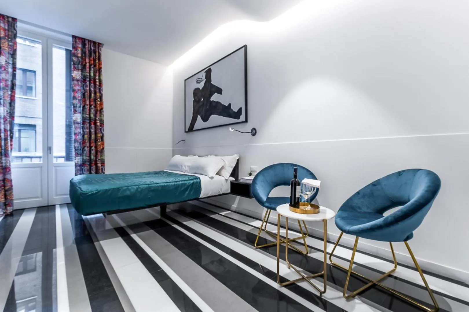 Bed in V-Accommodation IV Fontane