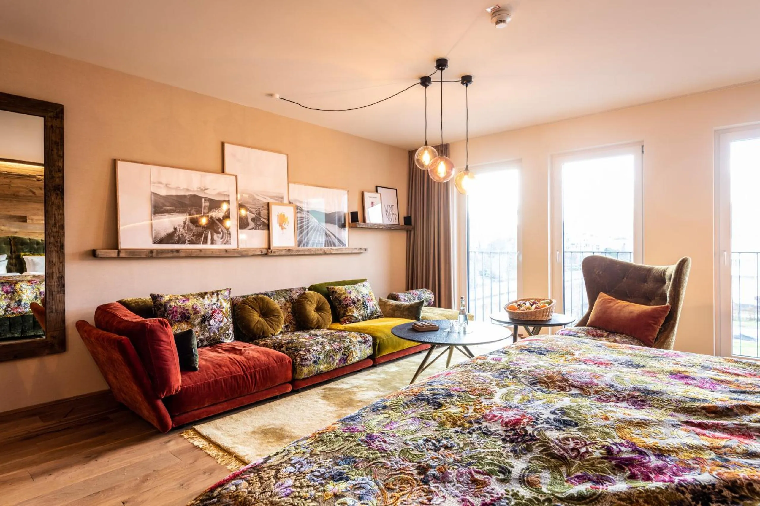 Seating area in PAPA RHEIN - Hotel & Spa