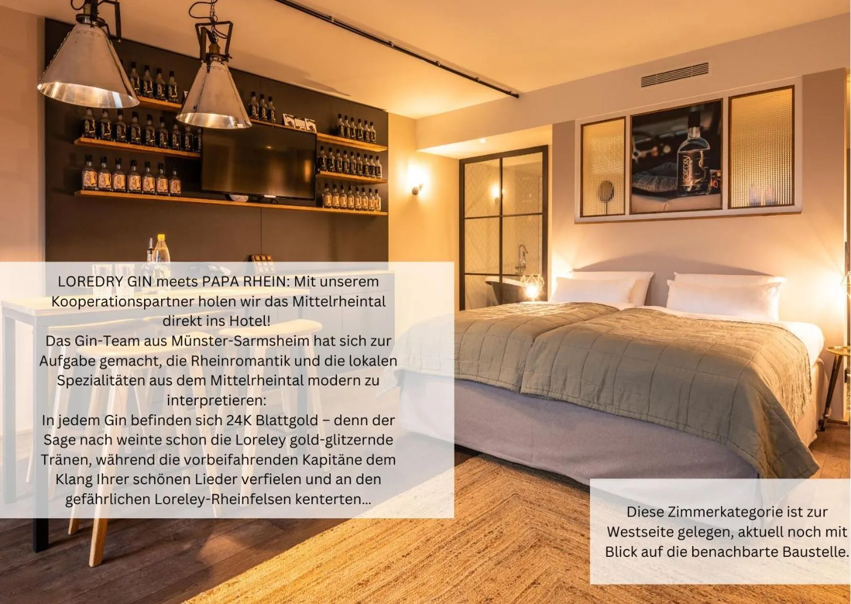 Bed in PAPA RHEIN - Hotel & Spa