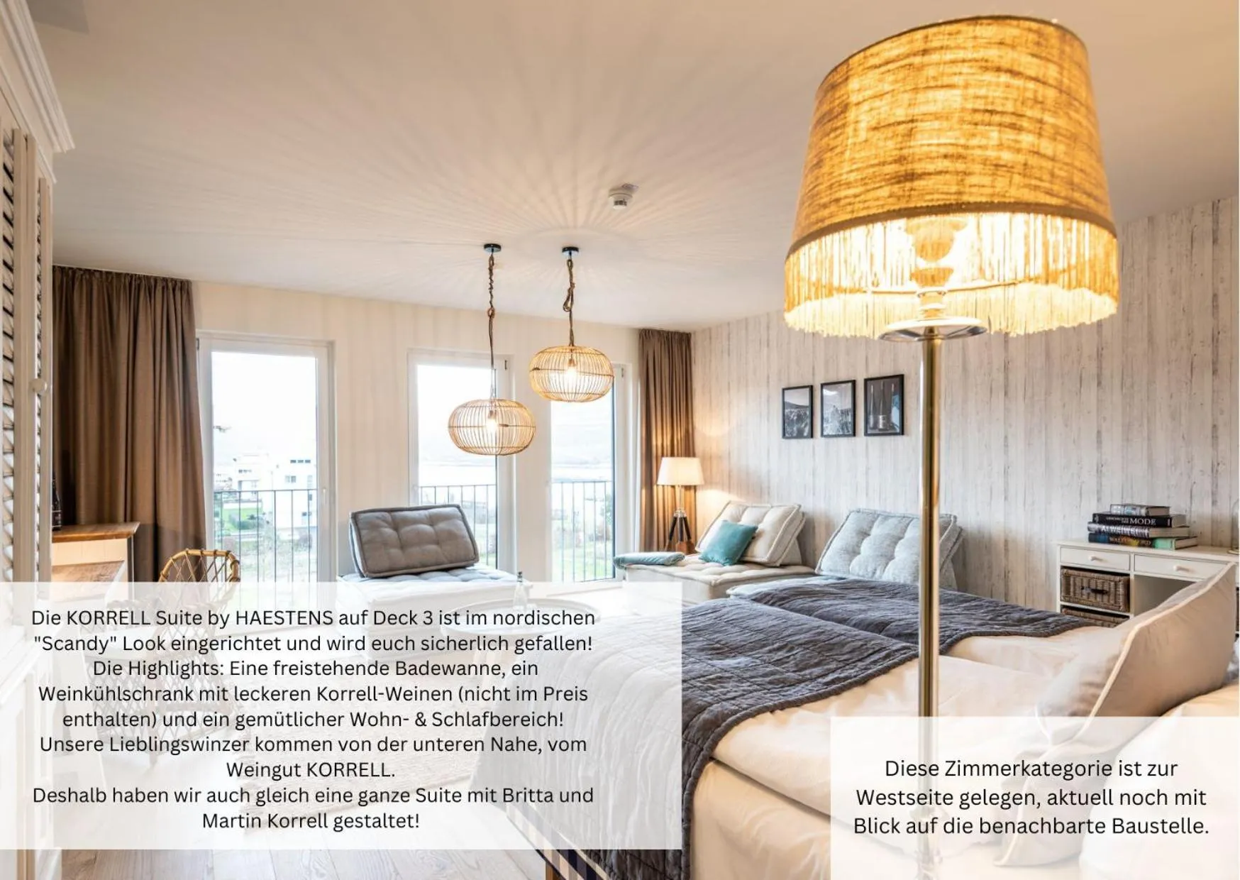 Bed in PAPA RHEIN - Hotel & Spa