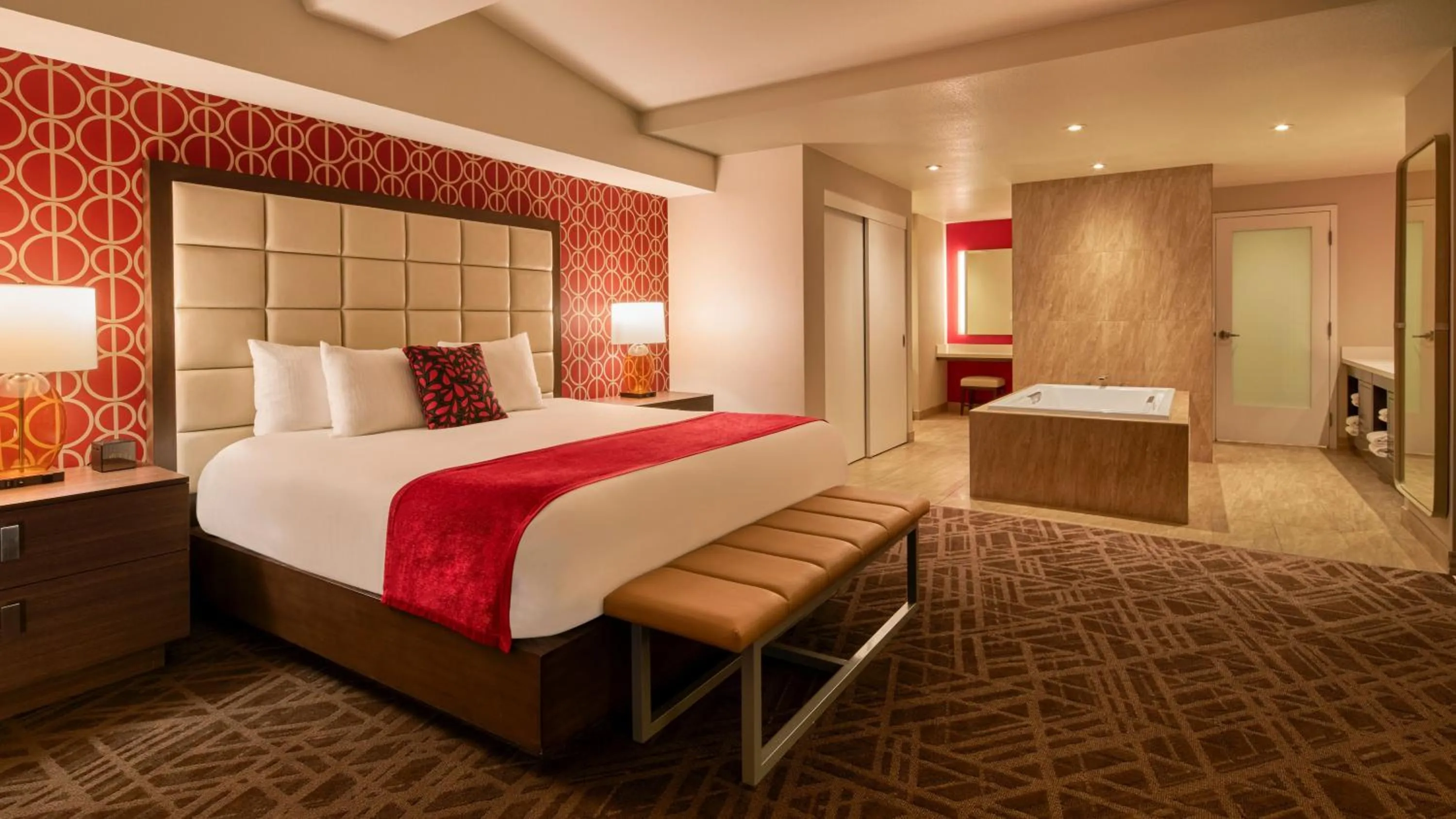 Bedroom, Bed in Horseshoe Las Vegas